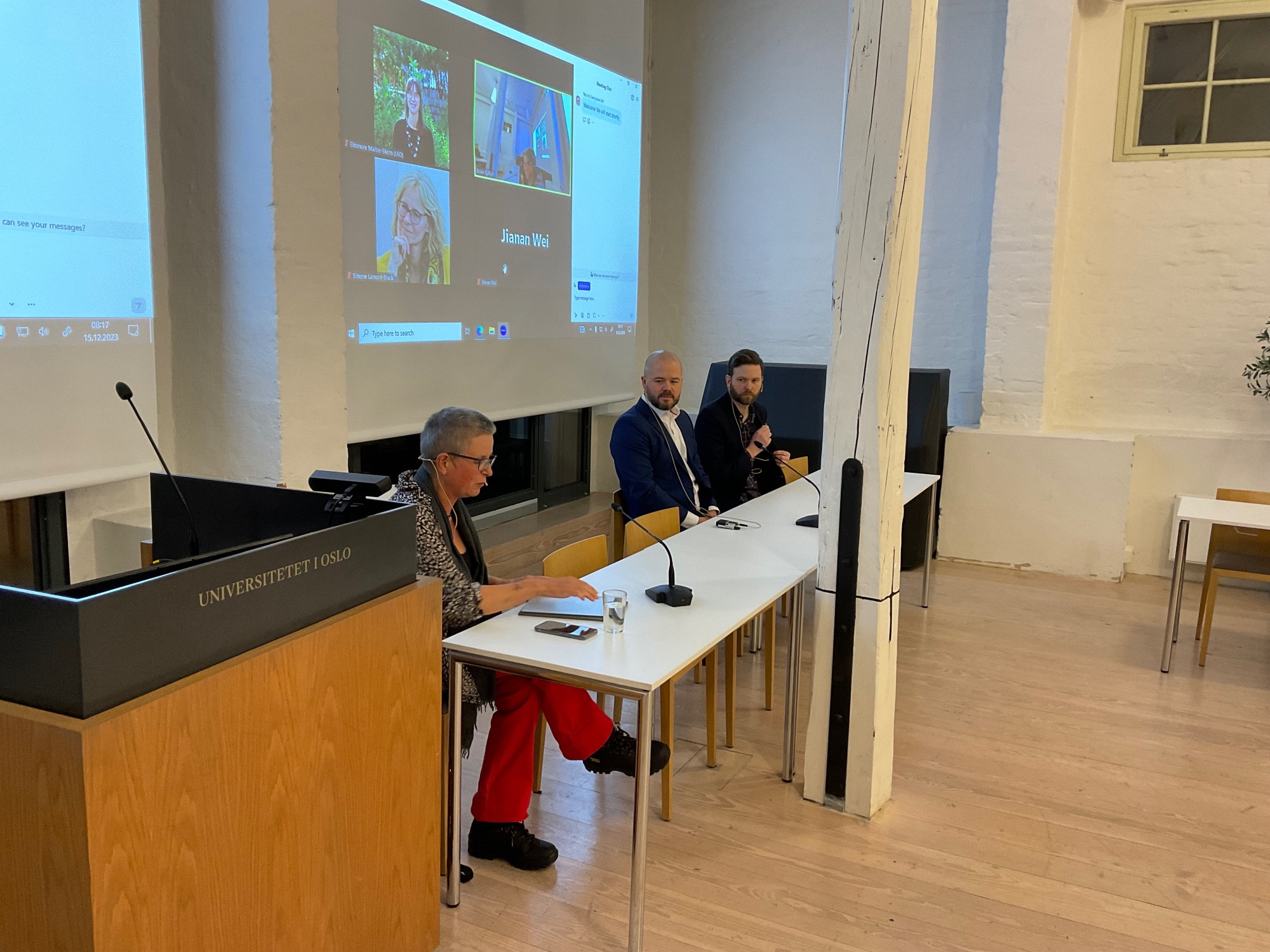 Beate Sjåfjell, Ove-Kenneth Nodland and Asle André Oseth.