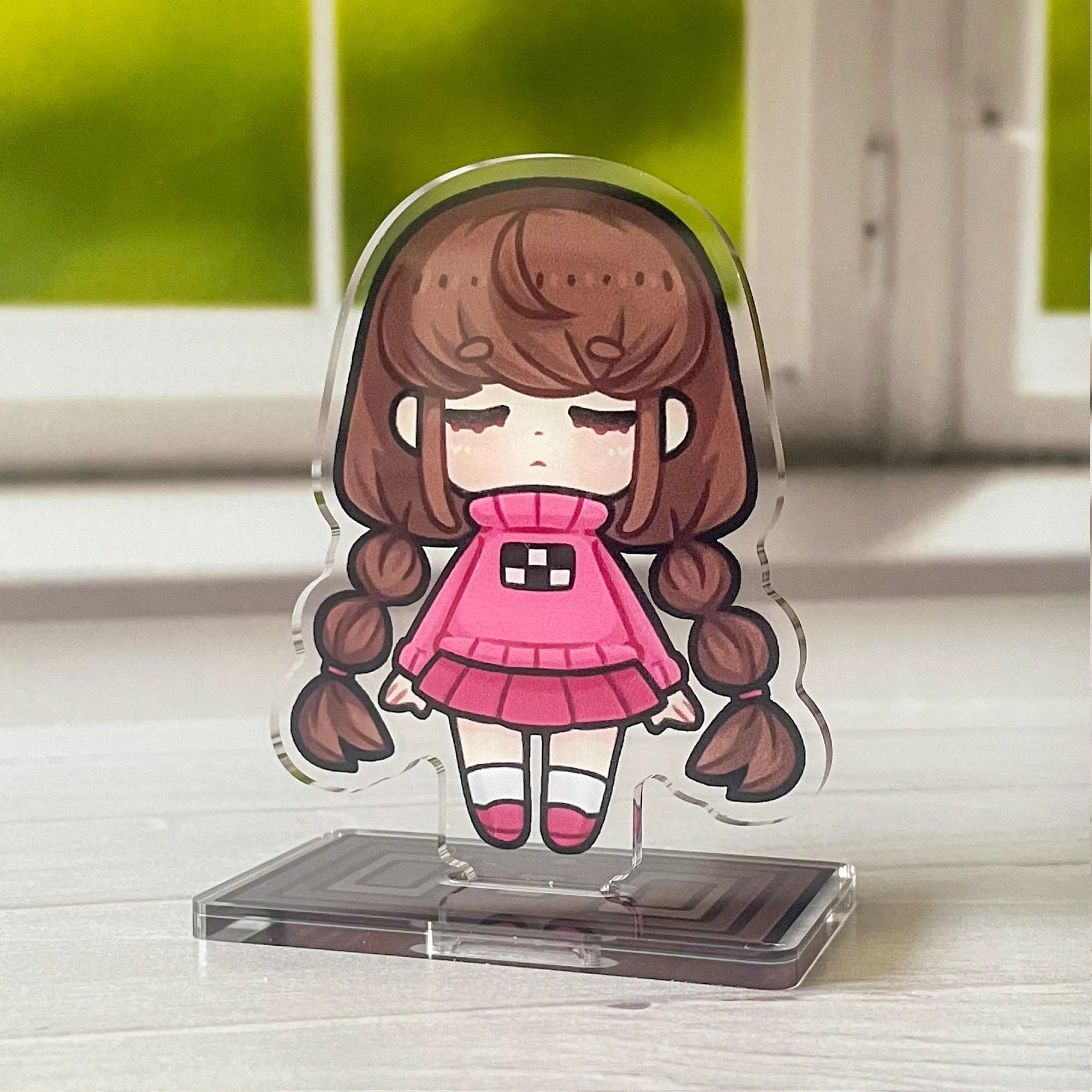 🎨 ~3 inch Acrylic Stand of Madotsuki from Yume Nikki