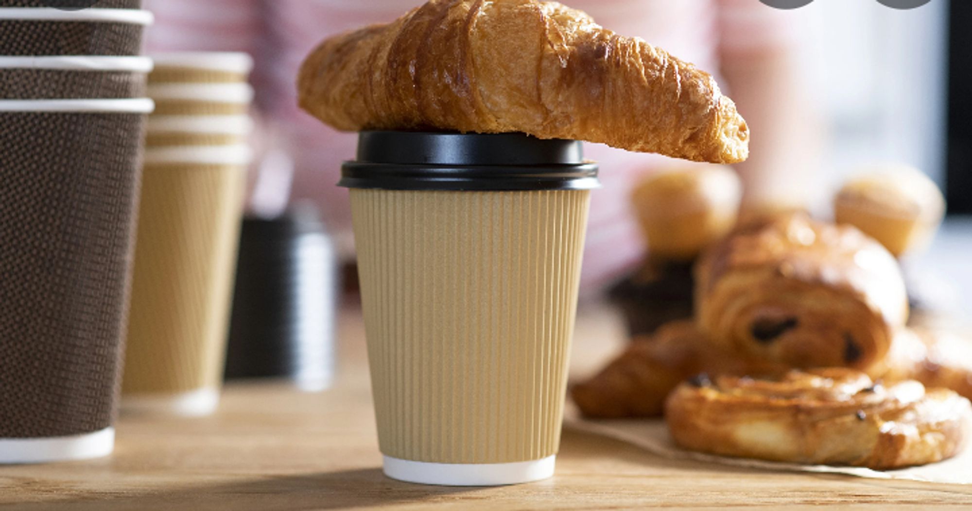 Coffee, croissants and other delicious pastries