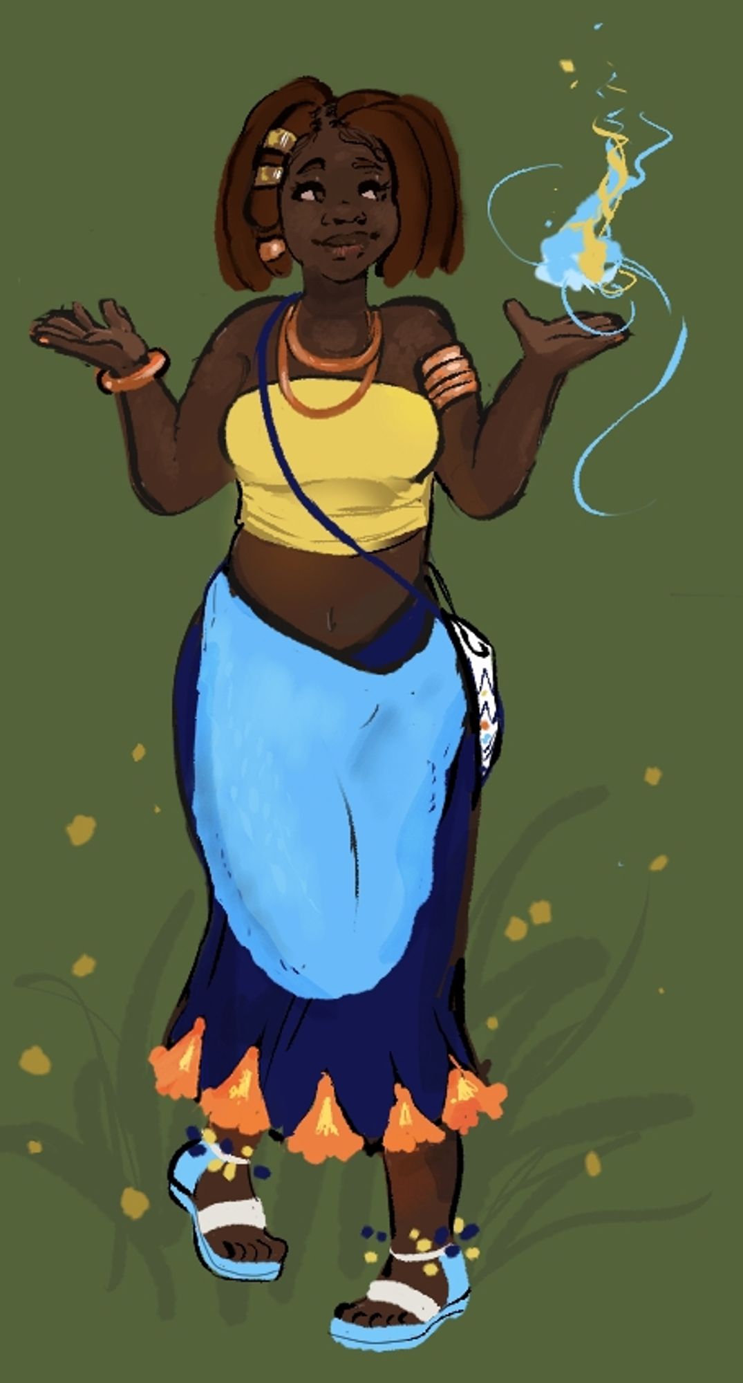 Art of Sage Aaliyonna drawn by wifeblade (tumblr handle) [wifeblade.tumblr.com]