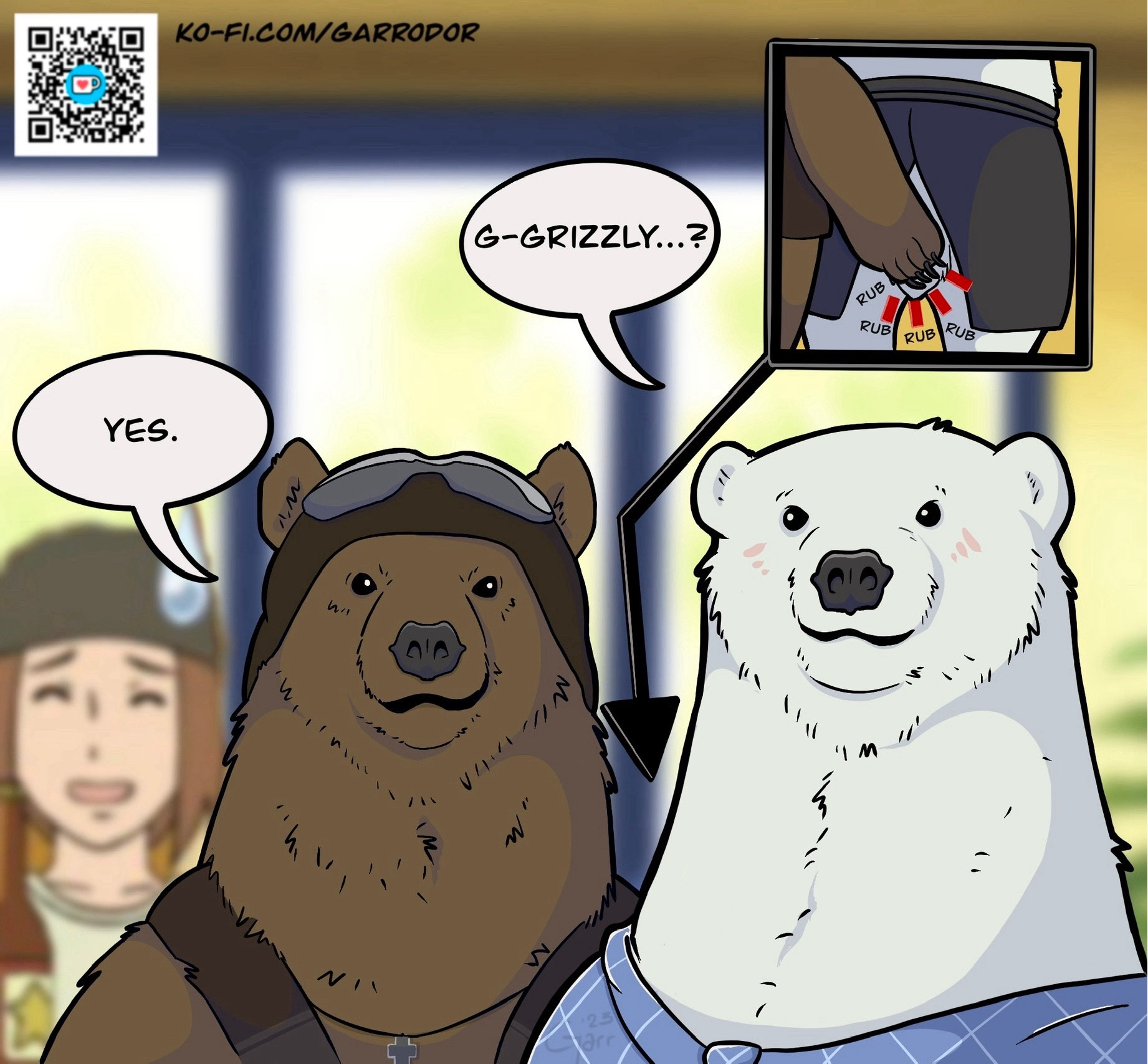 Shirokuma cafe fan-art by Garrodor
