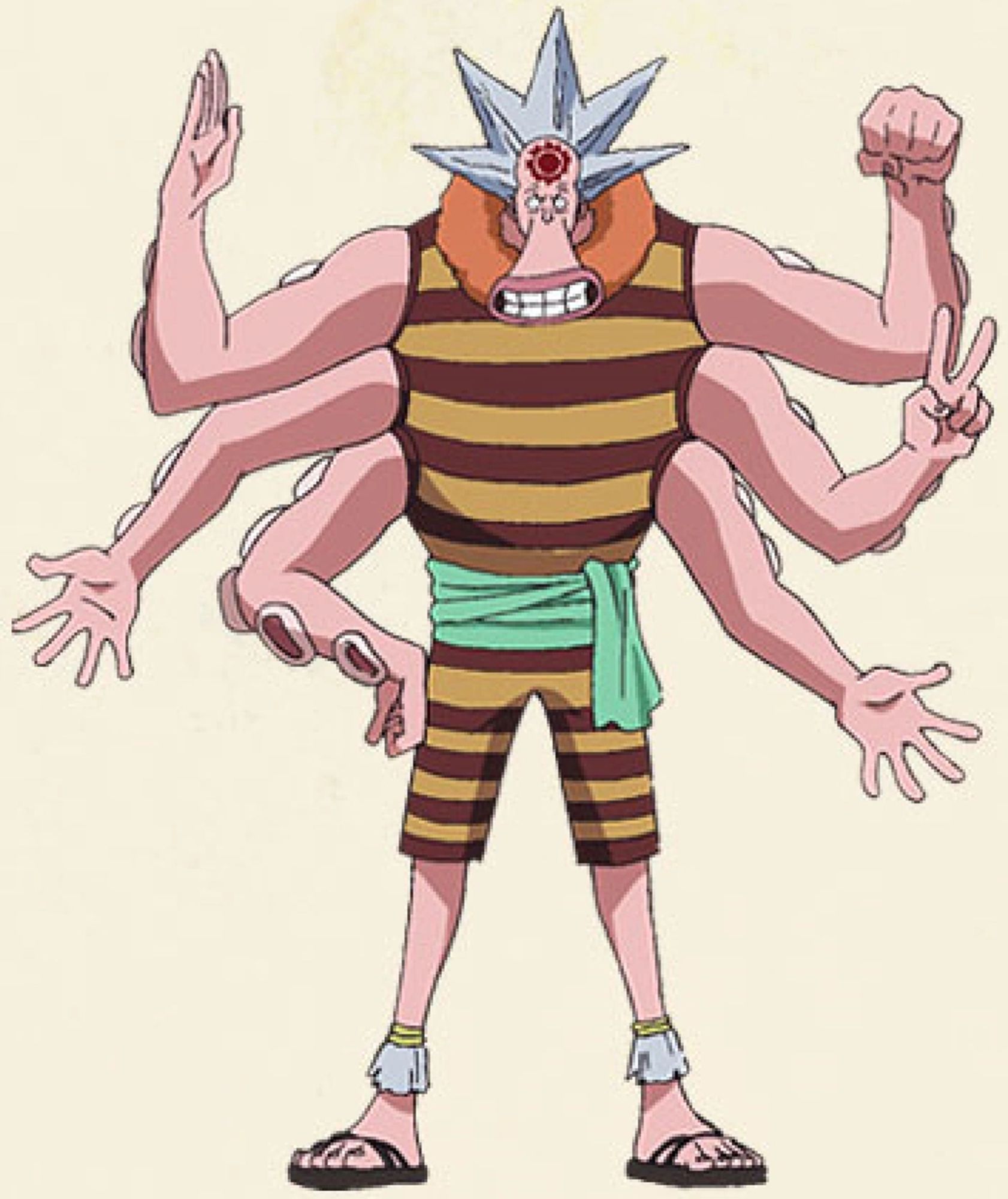 the octopus man, hatchan, from one piece