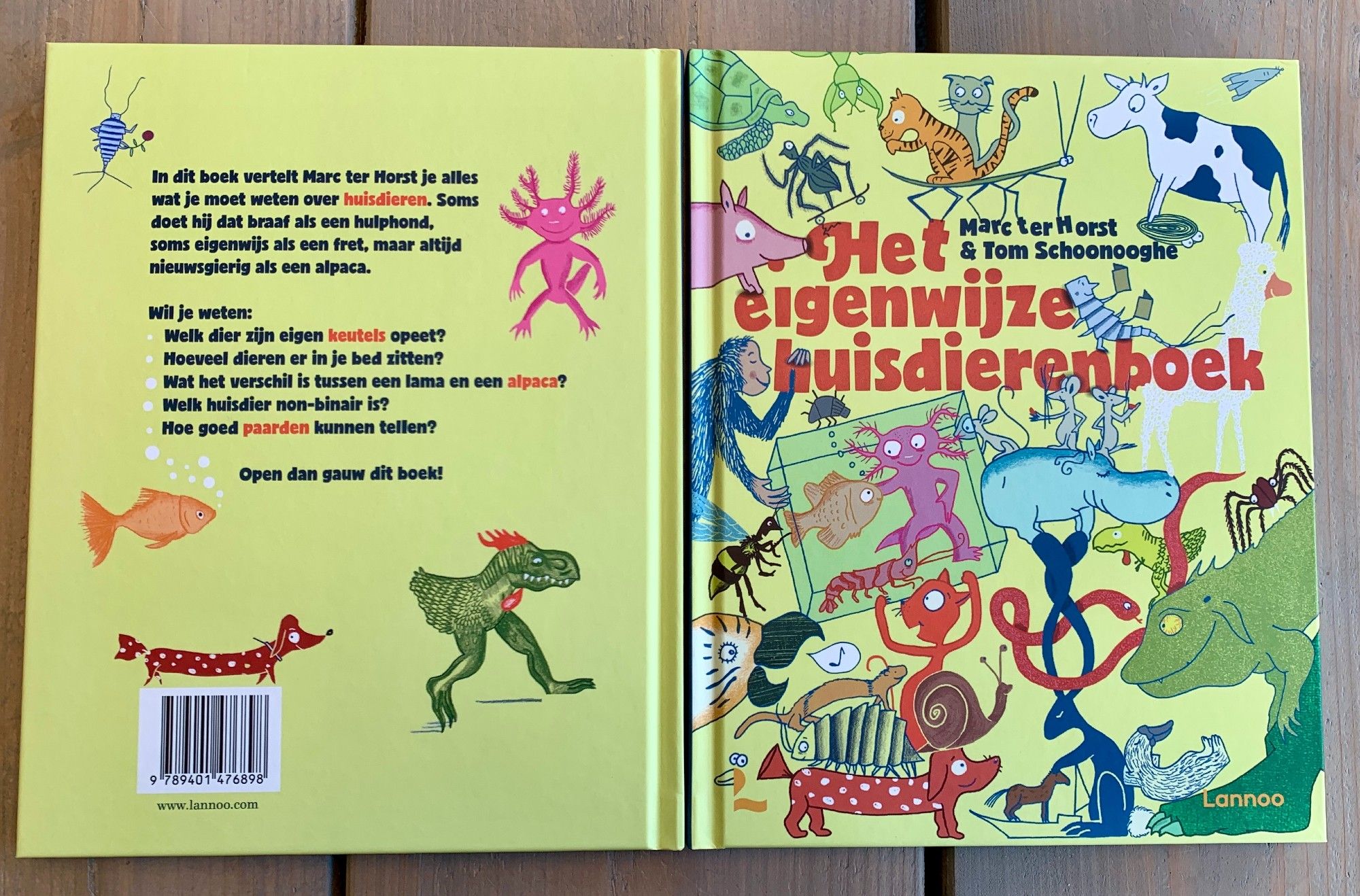 Cover en achterkant van het boek