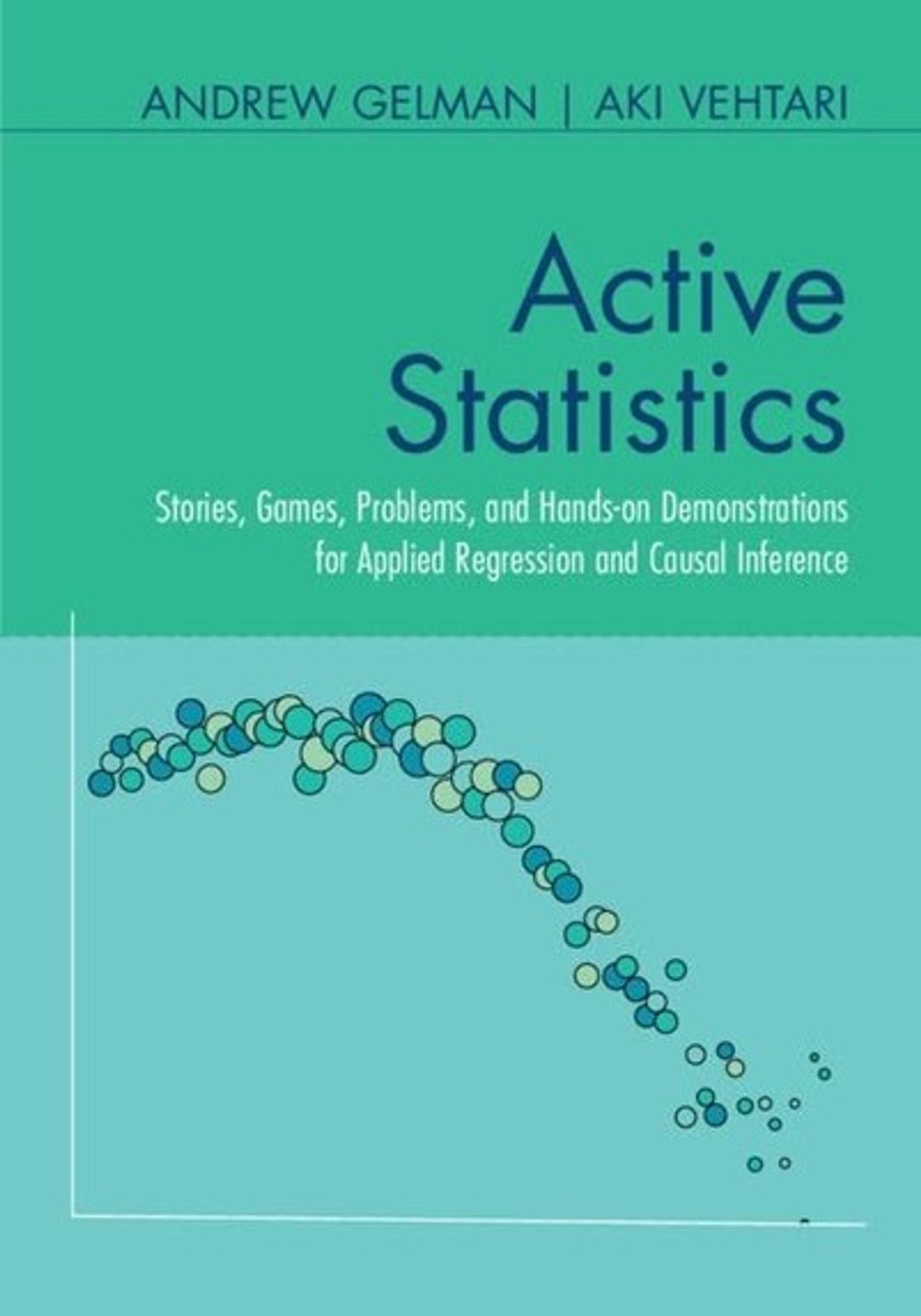 The cover of Active Statistics book