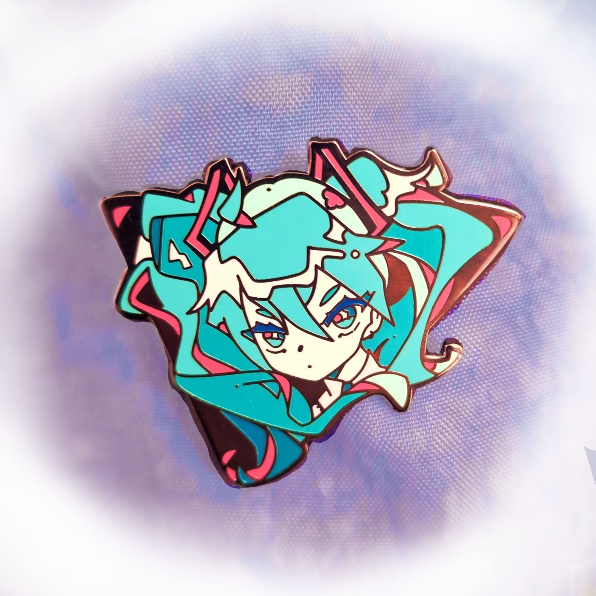 Miku enamel pins