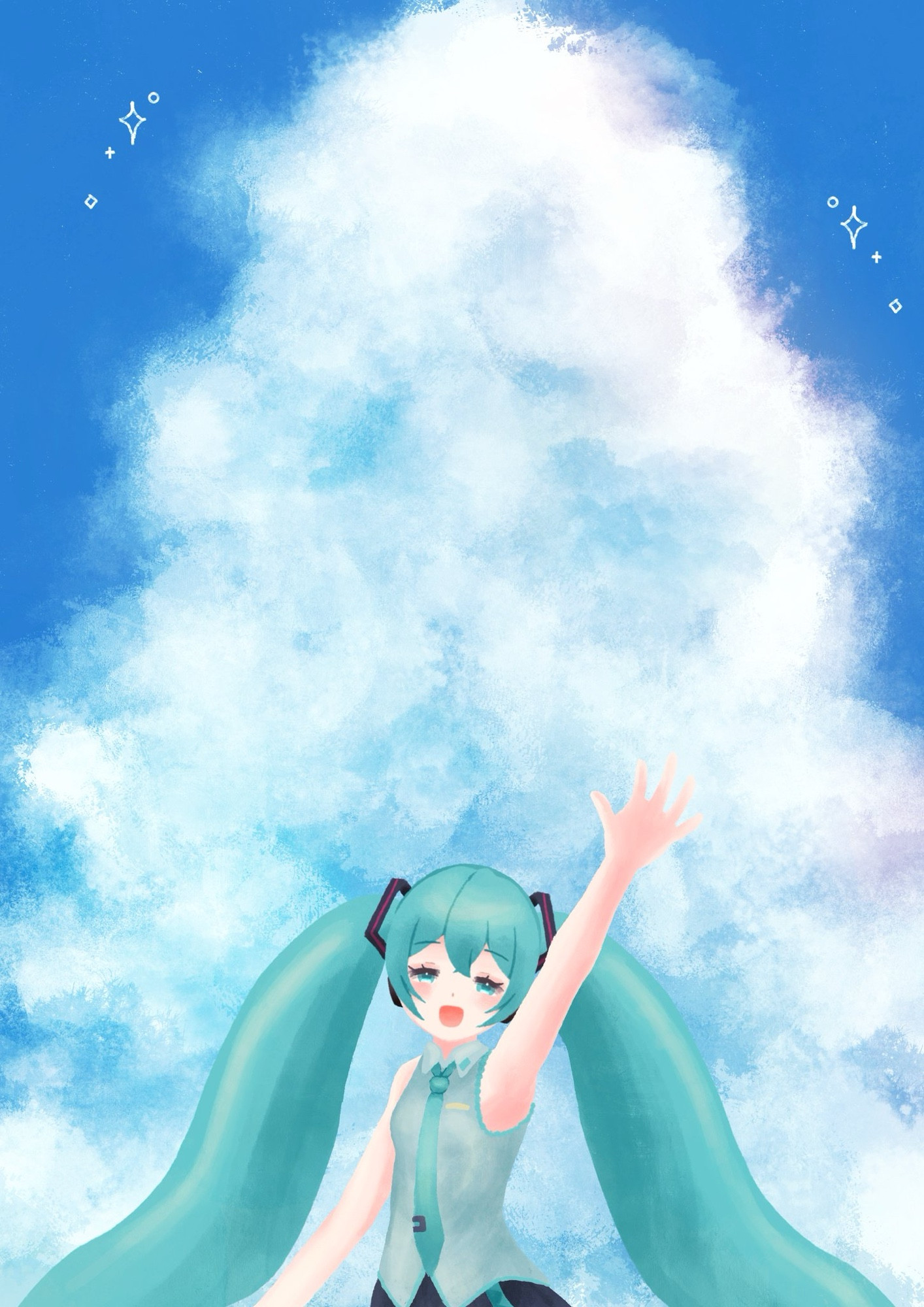 #初音ミクイラスト #hatunemikuillumination