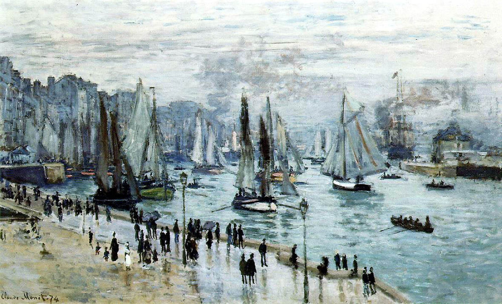 Fishing Boats Leaving the Harbor, Le Havre