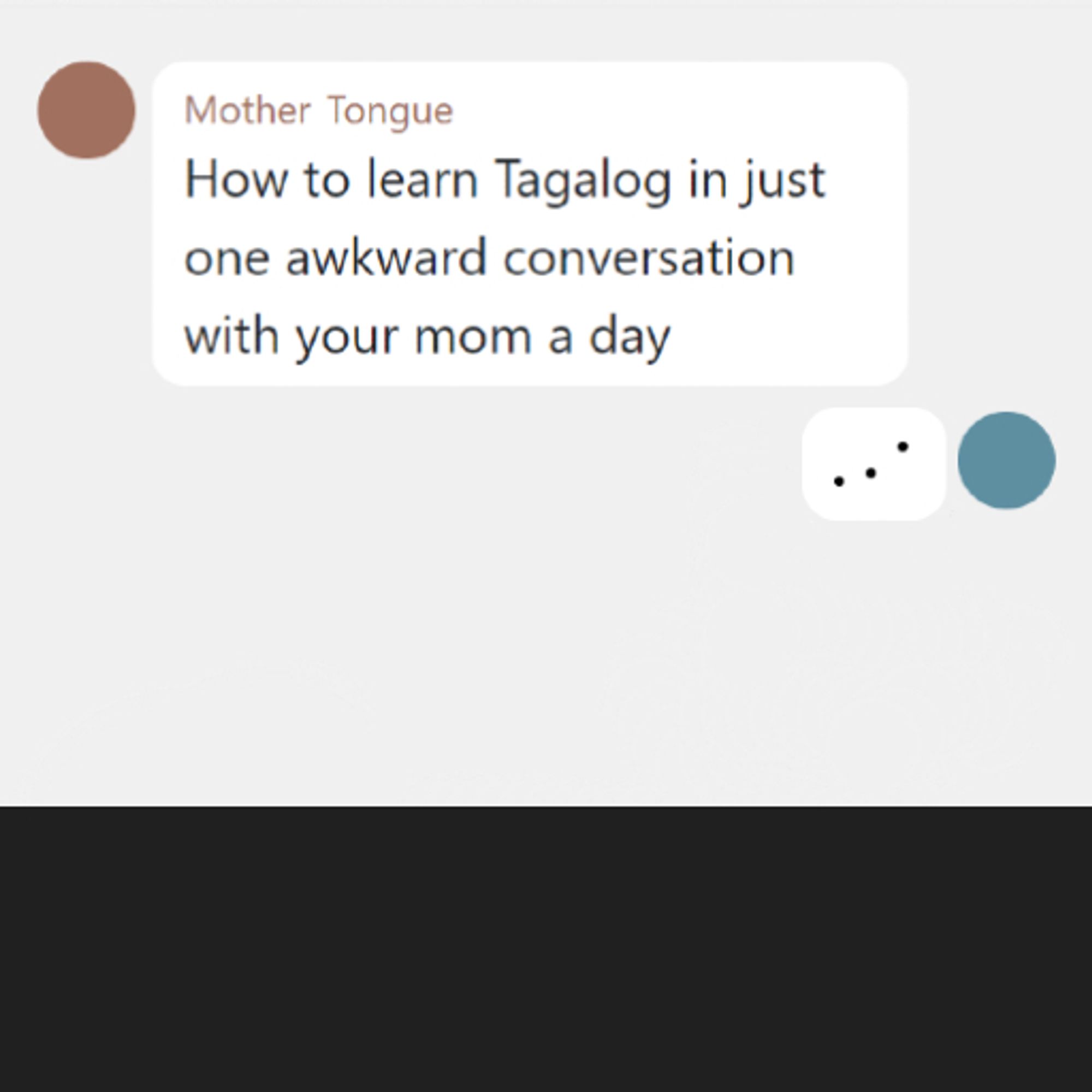 mother tongue: how to learn tagalog in just one awkward conversation with your mom a day