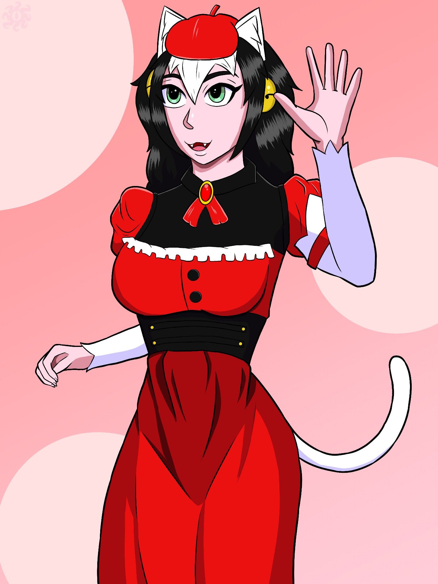 Sadie the French Cat Girl