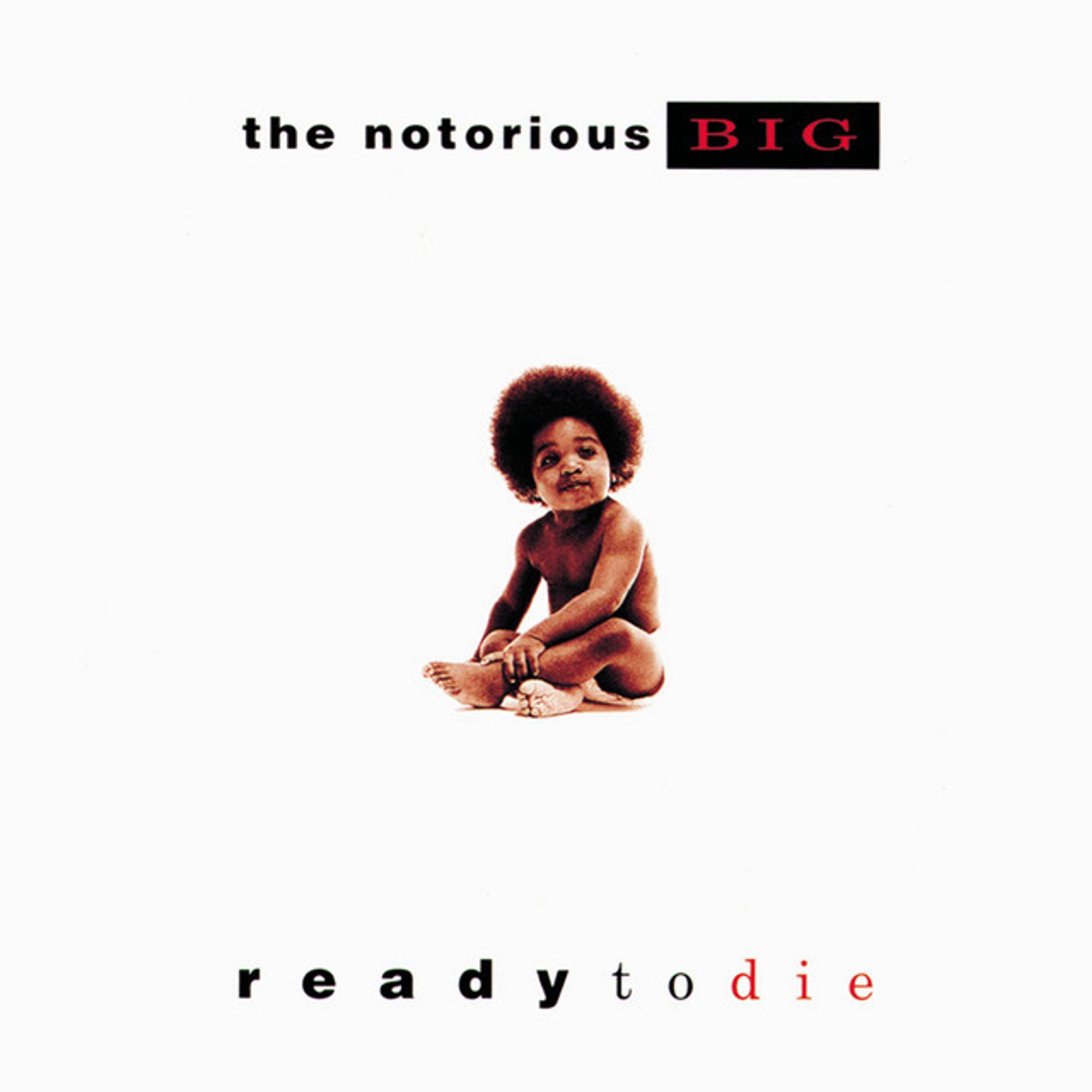 The cover to ready to die. A baby sits in the void, waiting. 

This is the 350th album to be added to the list.