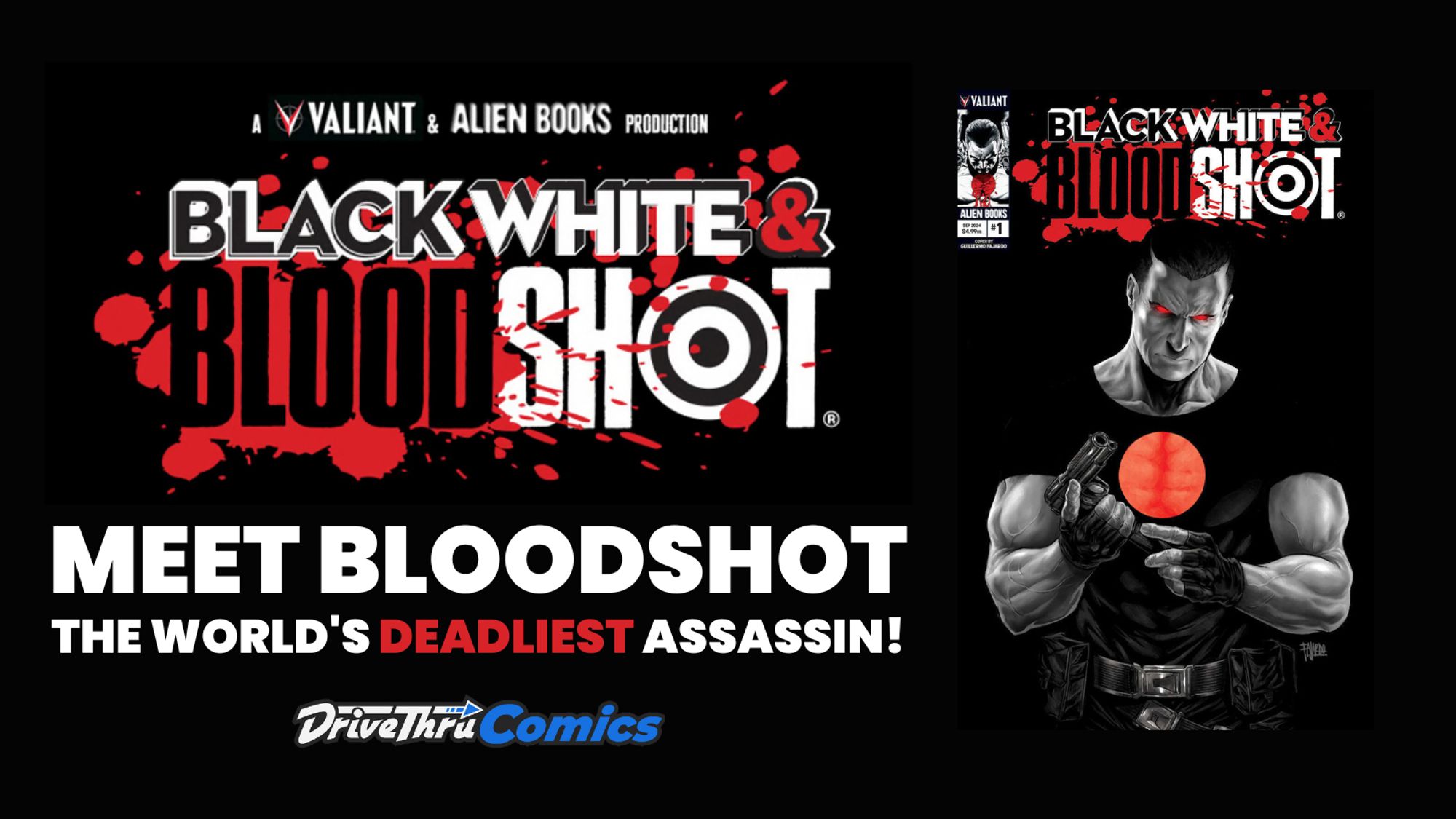 Black, White & Bloodshot #1 at DriveThruComics.com