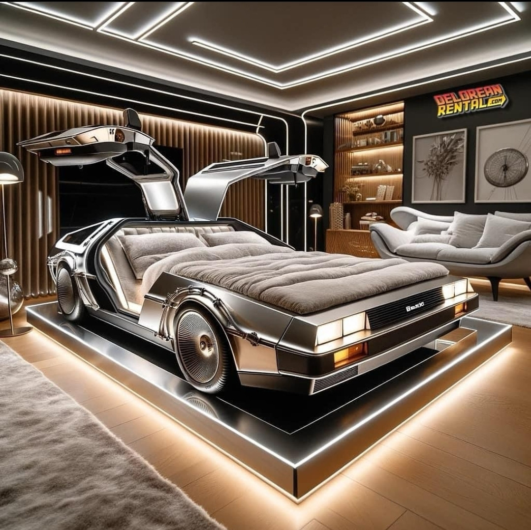 DeLorean bed