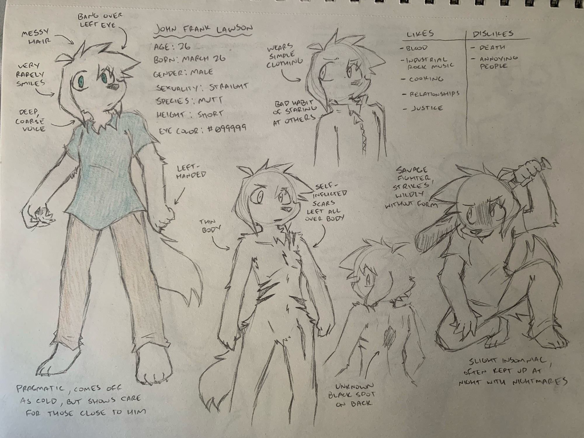 Character Reference for John Frank Lawson