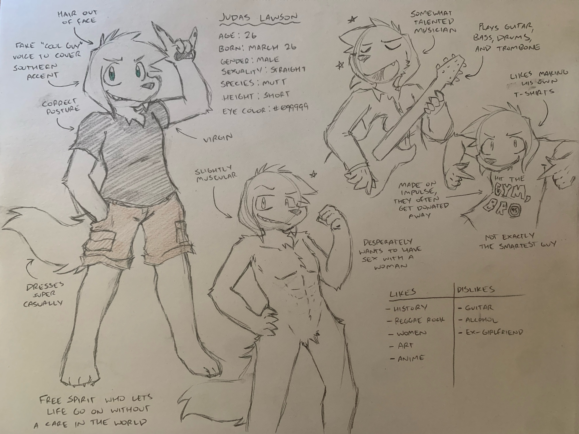 Character Reference for Judas Lawson