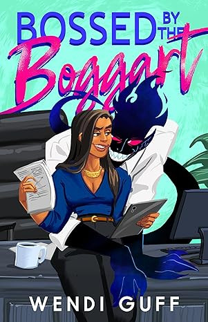 This is the cover for  Bossed by the Boggart by Wendi Guff