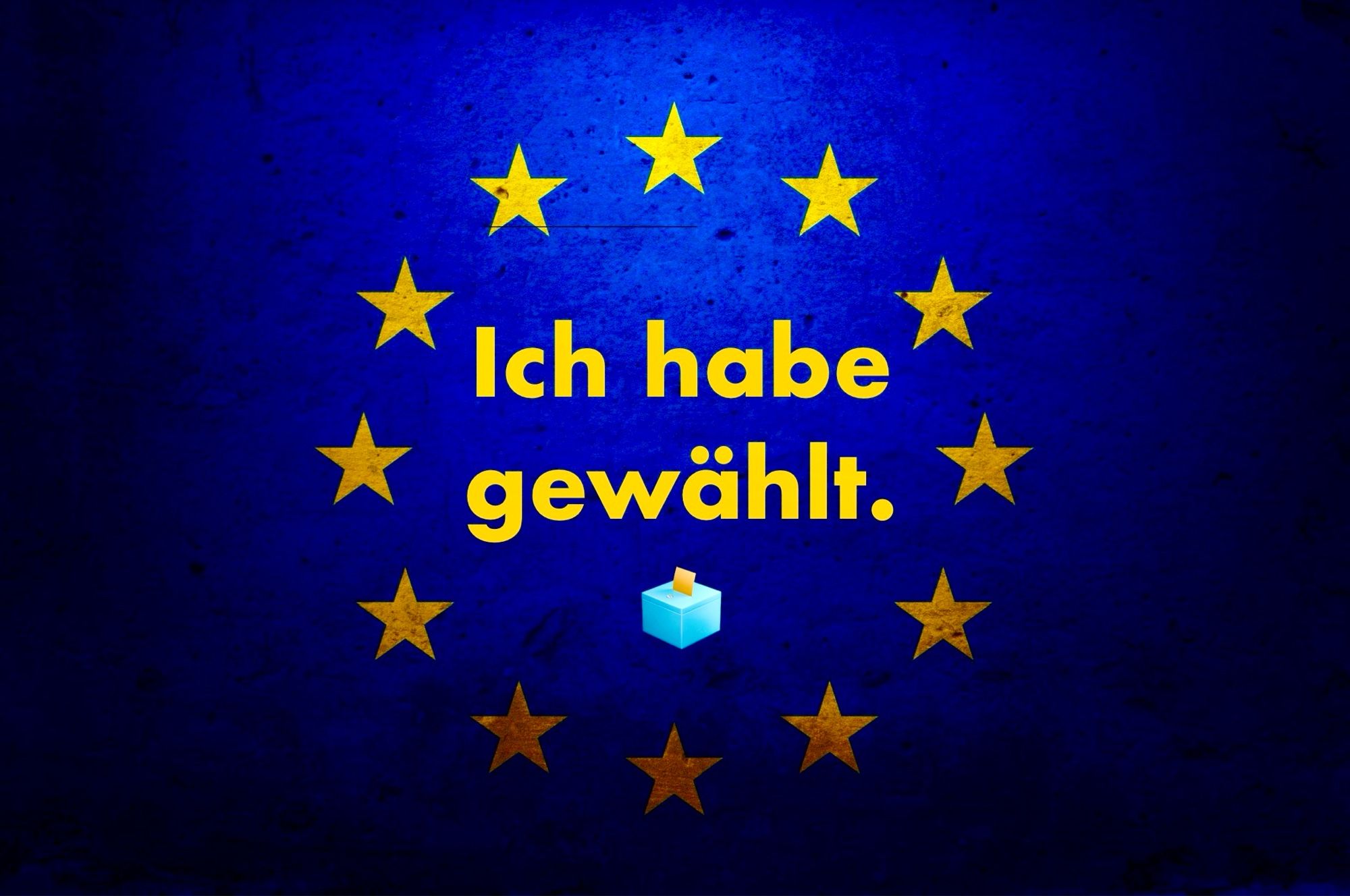 Ich habe gewählt. 🗳️