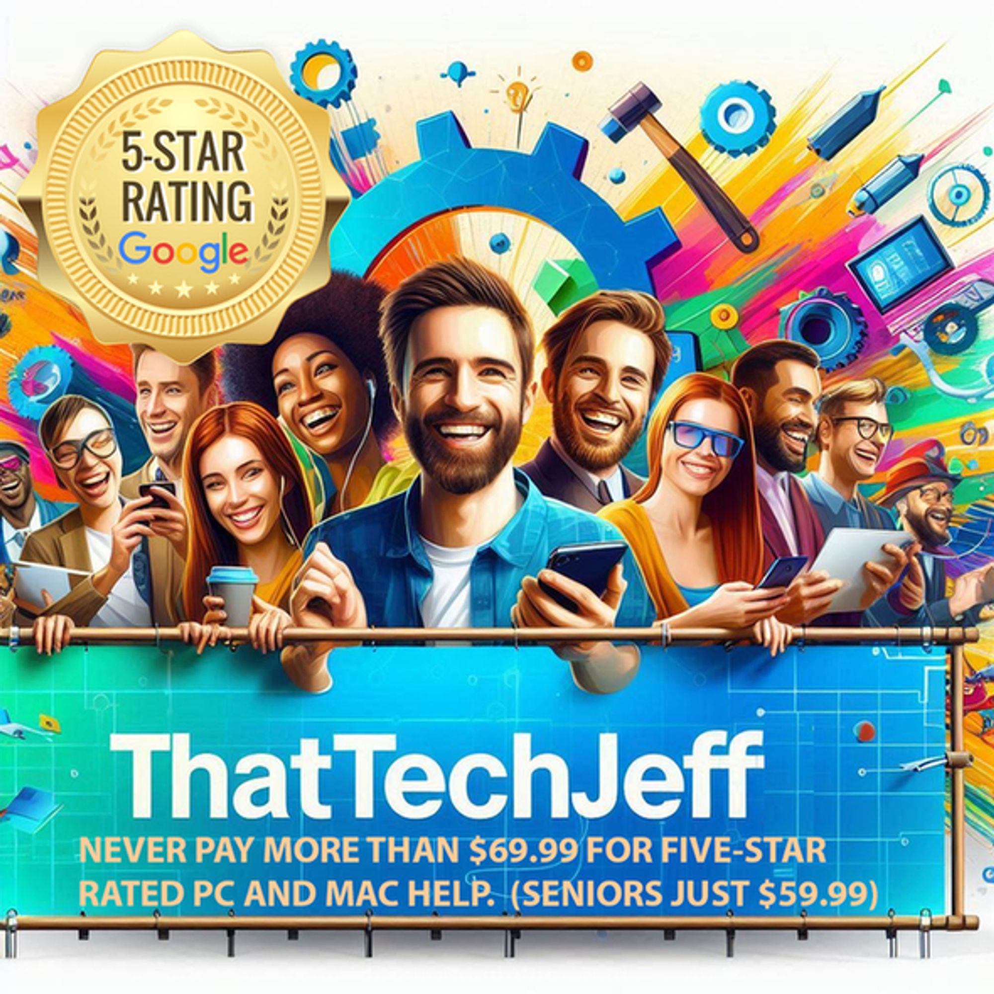  Whether it's a sluggish computer, software glitches, or just some friendly advice you need, That Tech Jeff is here to save the day! 🦸‍♂️ With expert help for both PC and Mac users, you'll get fast, reliable, and affordable solutions right from the comfort of your home. https://buff.ly/2Oqtgm4 