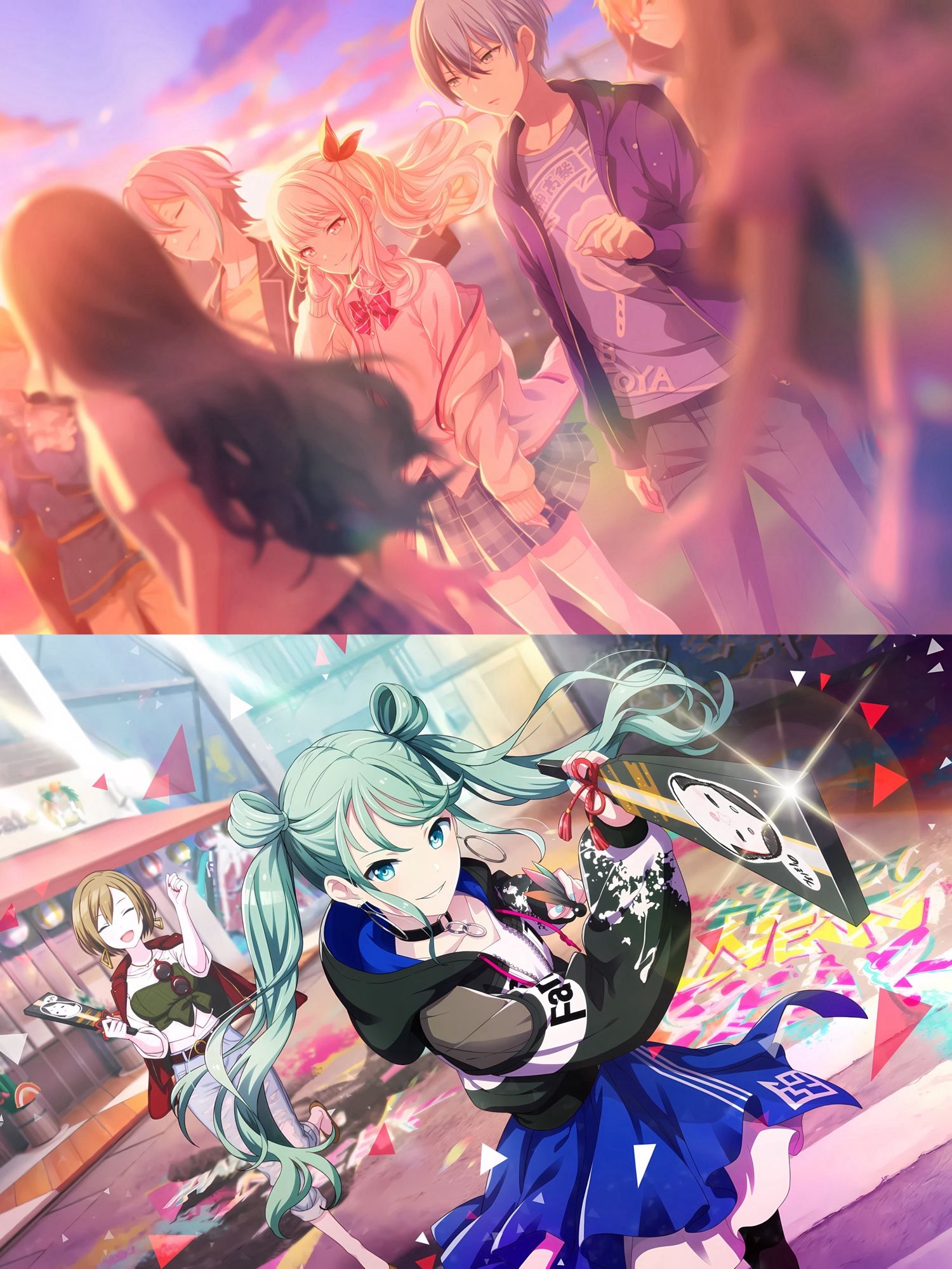 [Friendship Found on the Rooftop] Akiyama Mizuki ☾

[A Powerful Smile] Hatsune Miku ❀