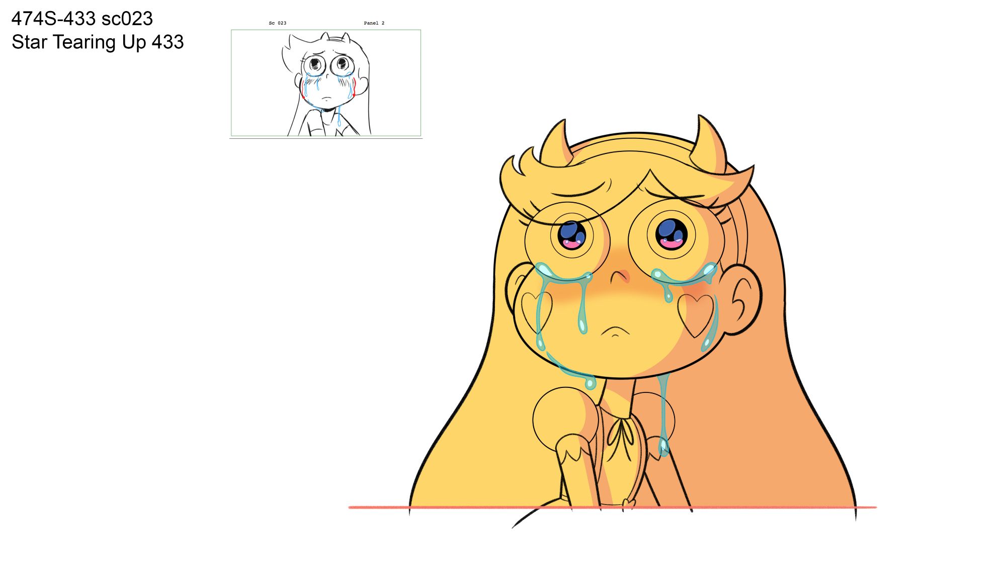 Animation special pose by artist Becky Dreistadt of Star Butterfly from Star vs The Forces of Evil