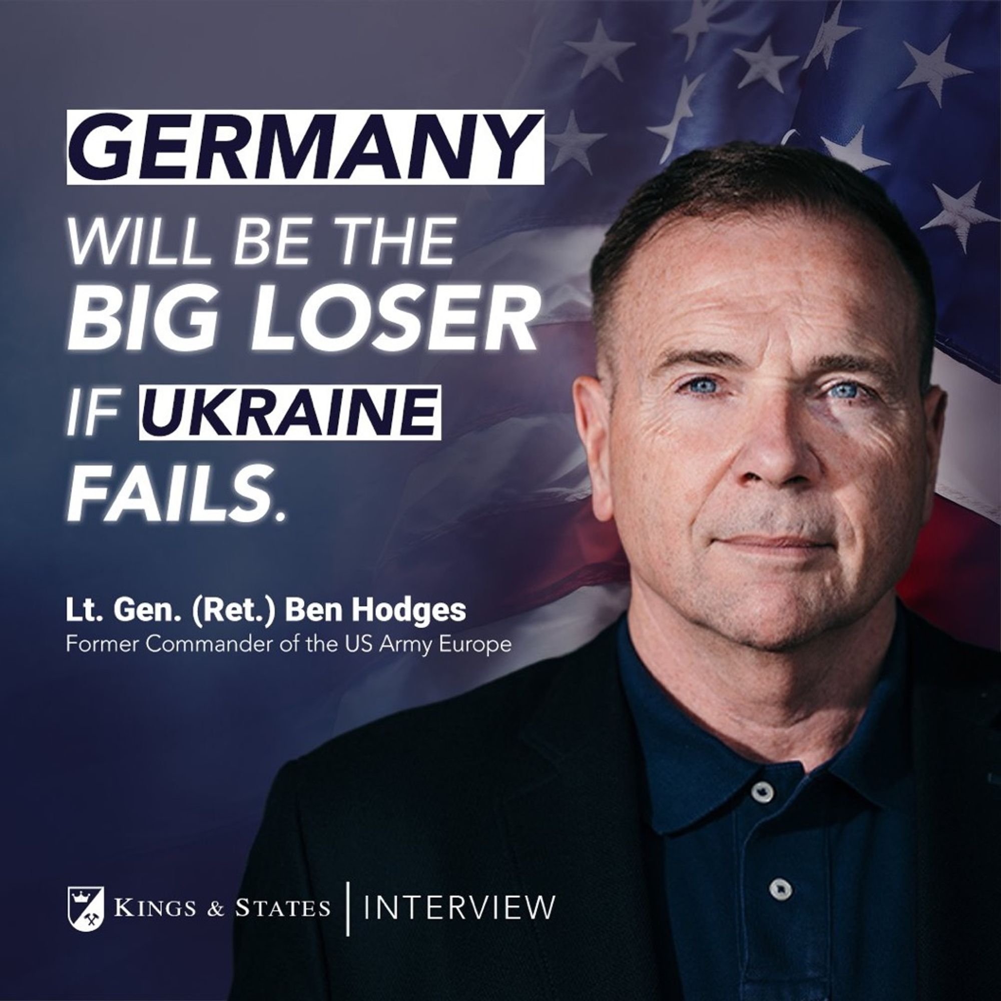 Germany will be the big loser If Ukraine fails. Image Ben Hodges Lt. Gen.