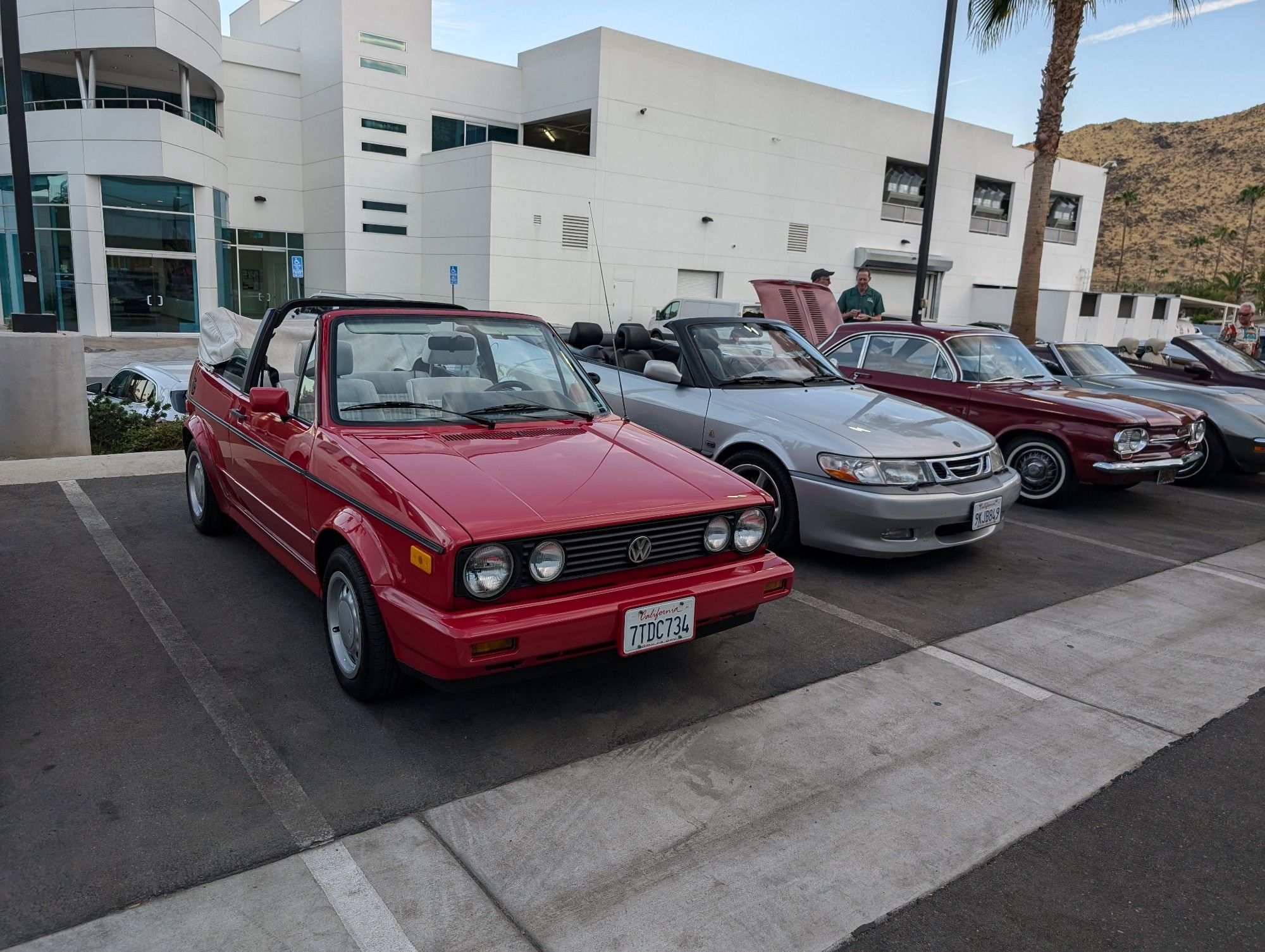 VW Cabriolet and Saab 9-3 Viggen convertible