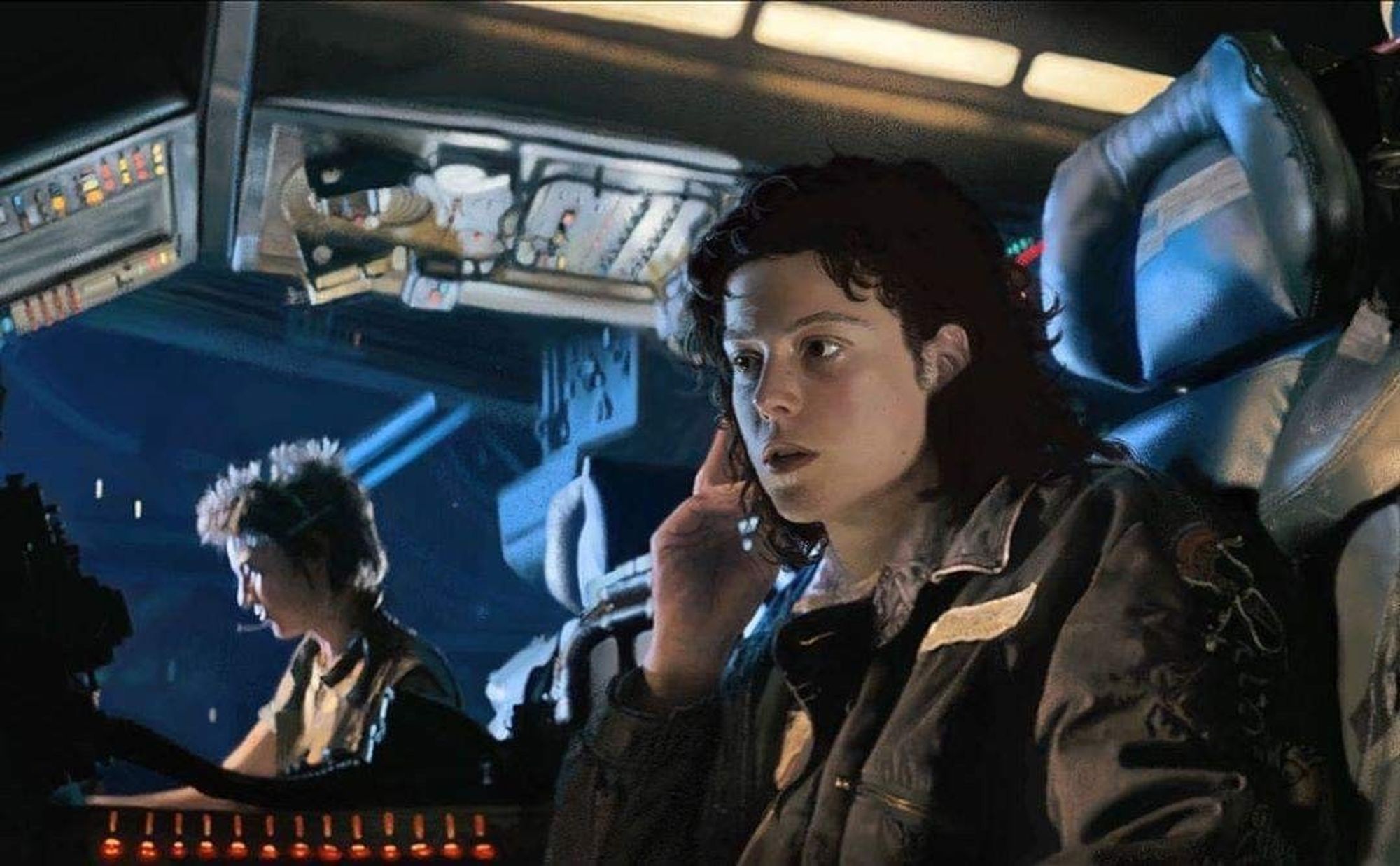 Ripley and Lambert in Alien (1979)