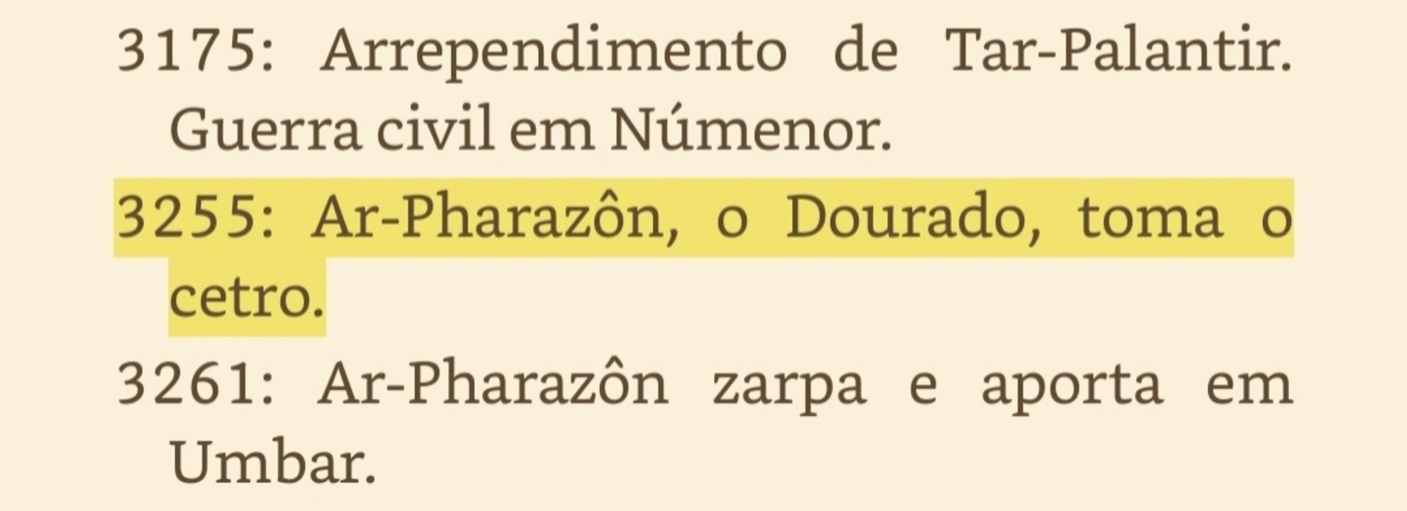 3255: Ar-Pharazôn, o Dourado, toma o cetro.