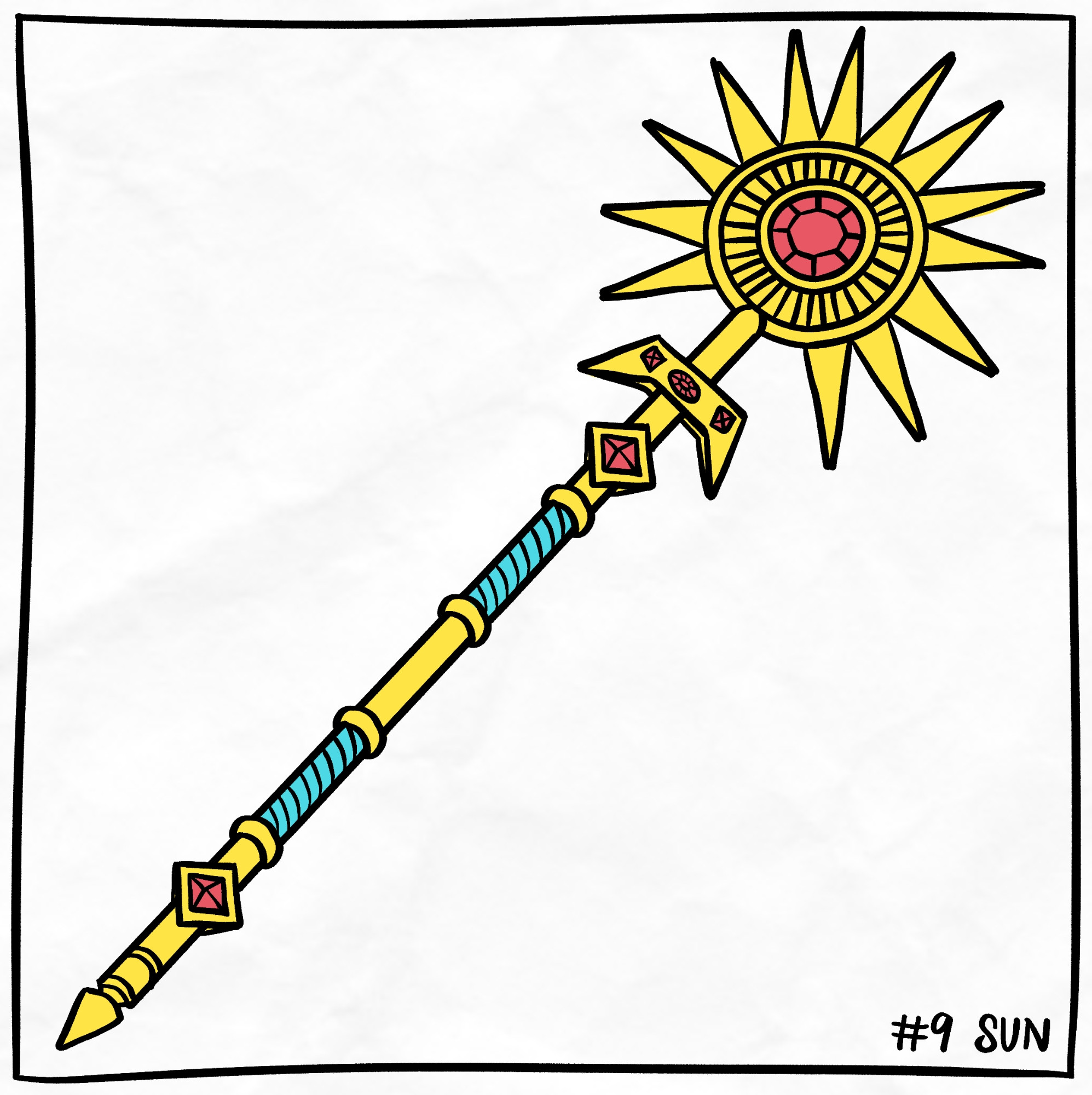 🔥 The Staff of Dawn can turn a fight; ignites the air with fiery might...