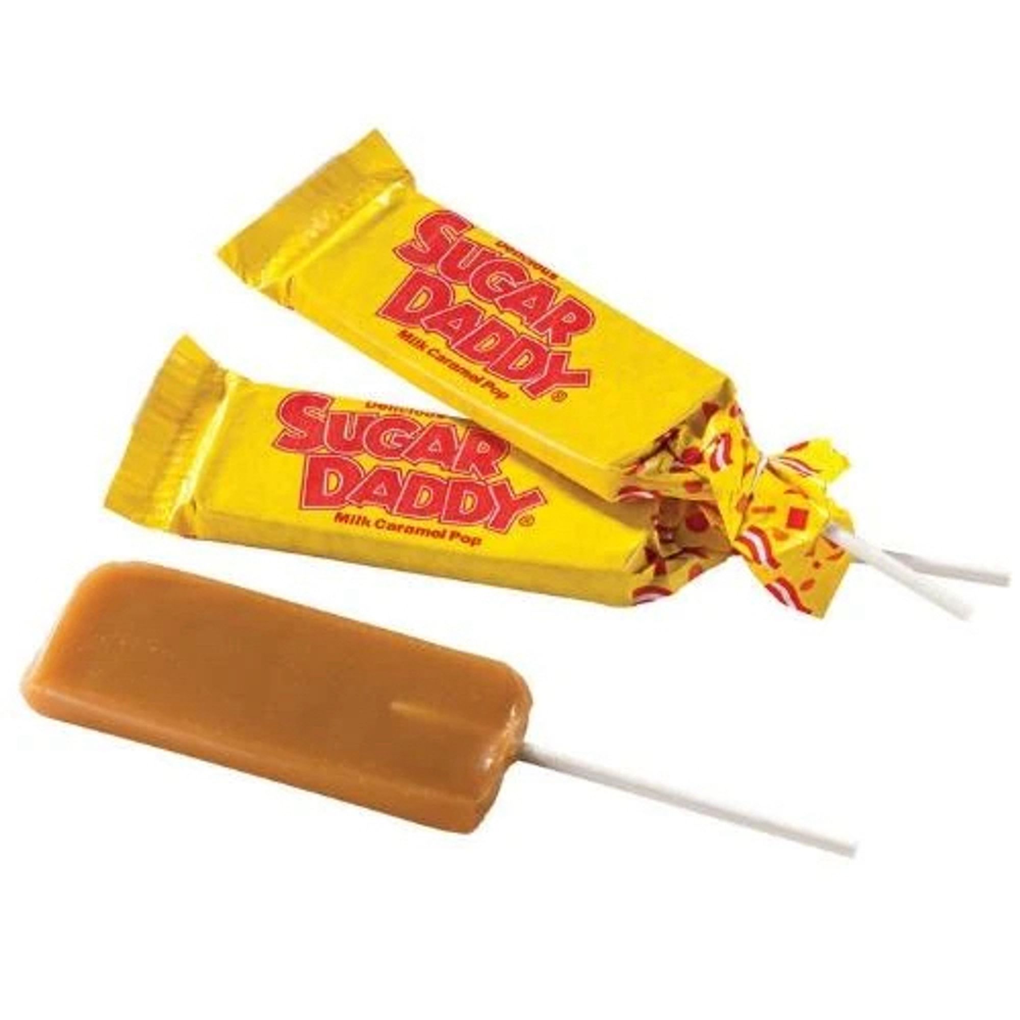 Sugar Daddy Candy (basically a hunk of caramel on a lollipop stick)