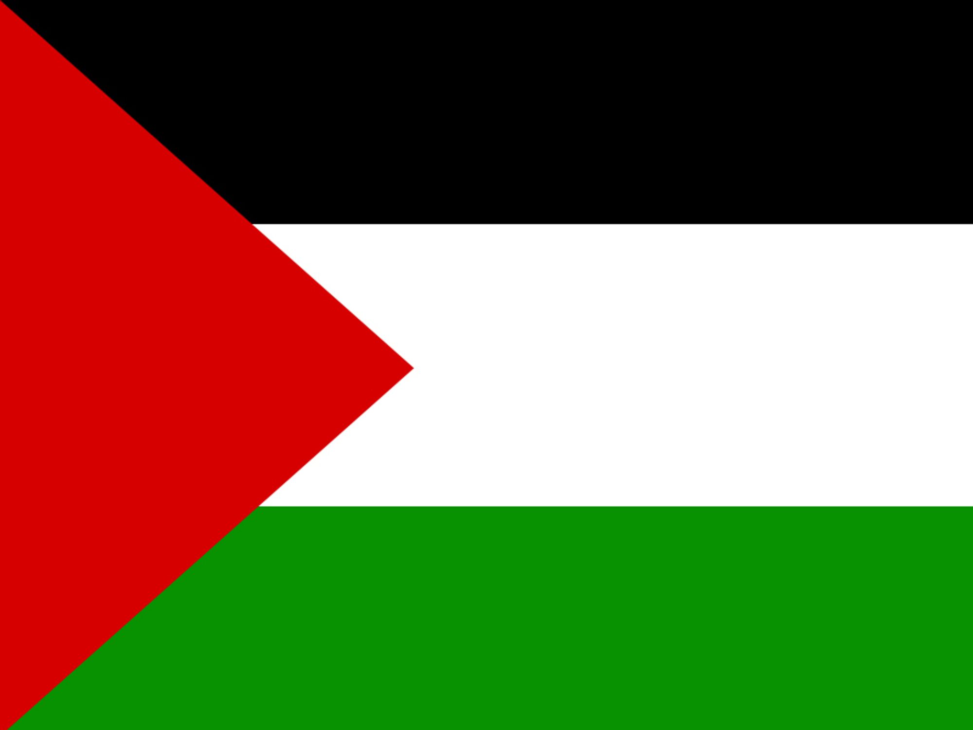 The flag of Palestine