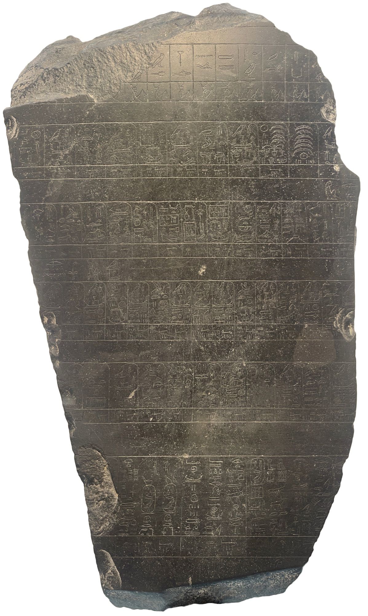 Palermo Stone (Royal Annals of Egypt (Old Kingdom). Museo archeologico regionale Antonino Salinas, inv.nr. 1028