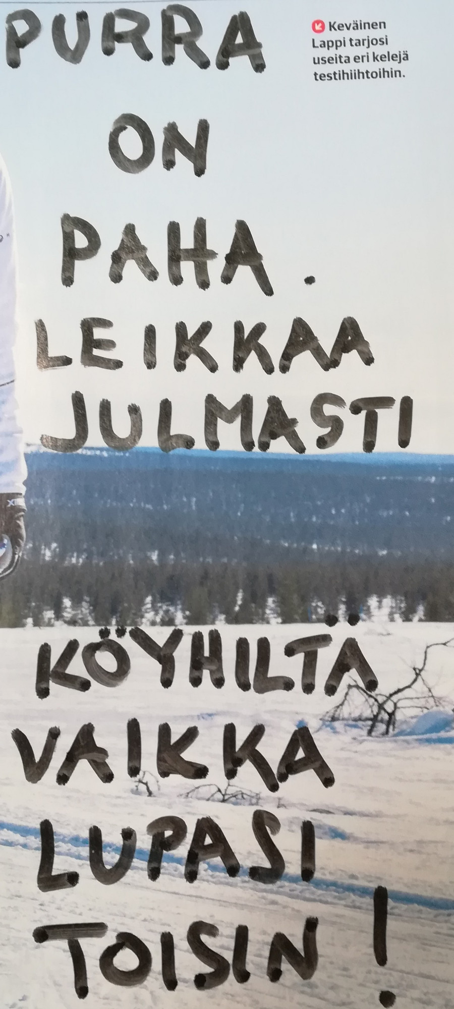 Teksti Purra leikkaa julmasti köyhiltä vaikka lupasi toisin!