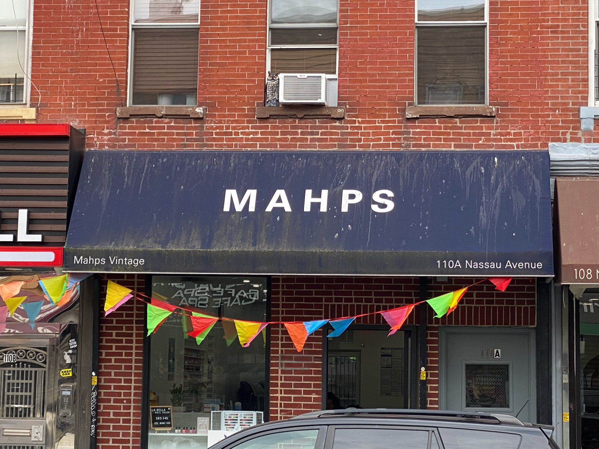 the storefront of a place called “Mahps”