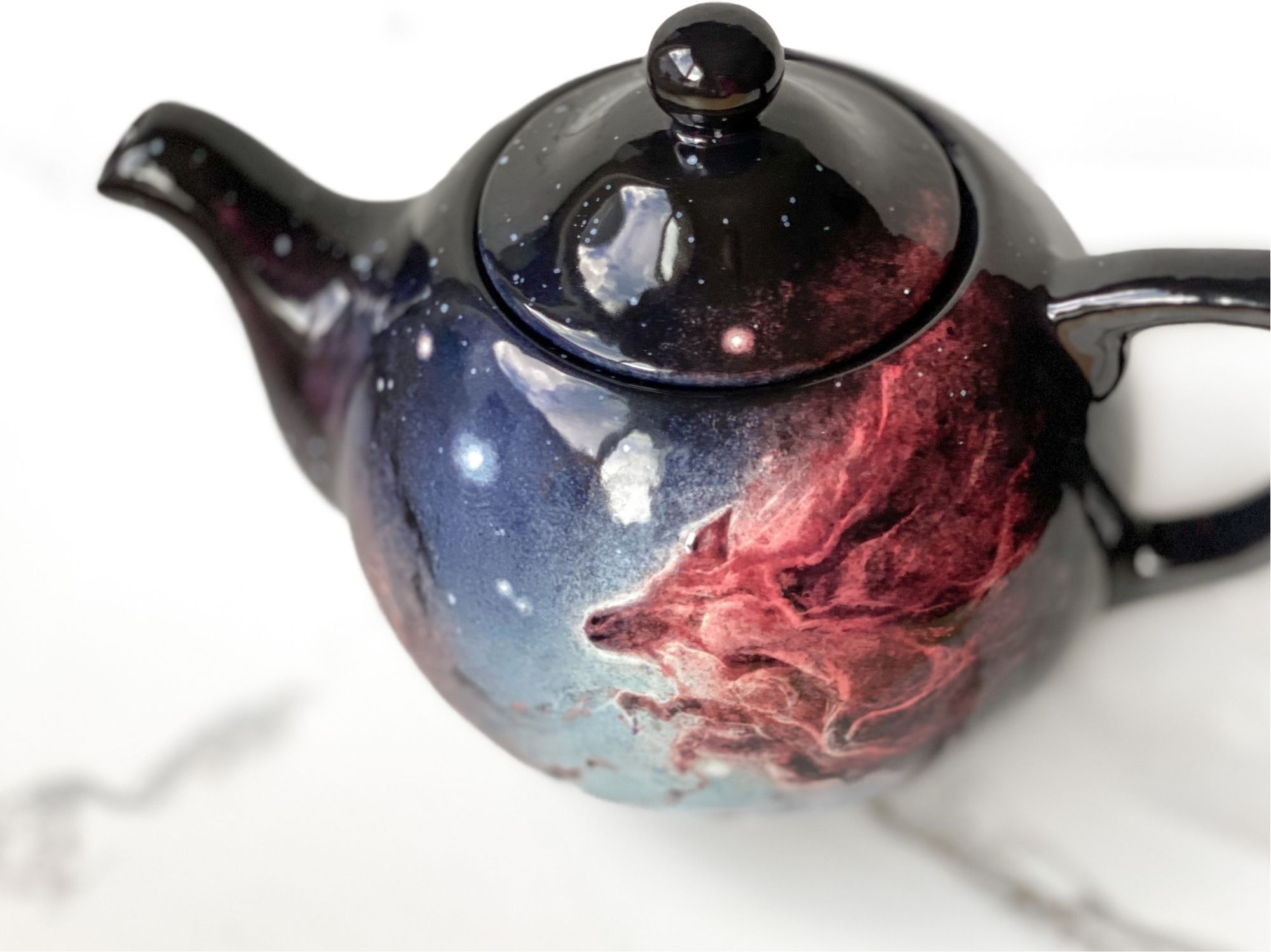 Teapot featuring the fox fur nebula 