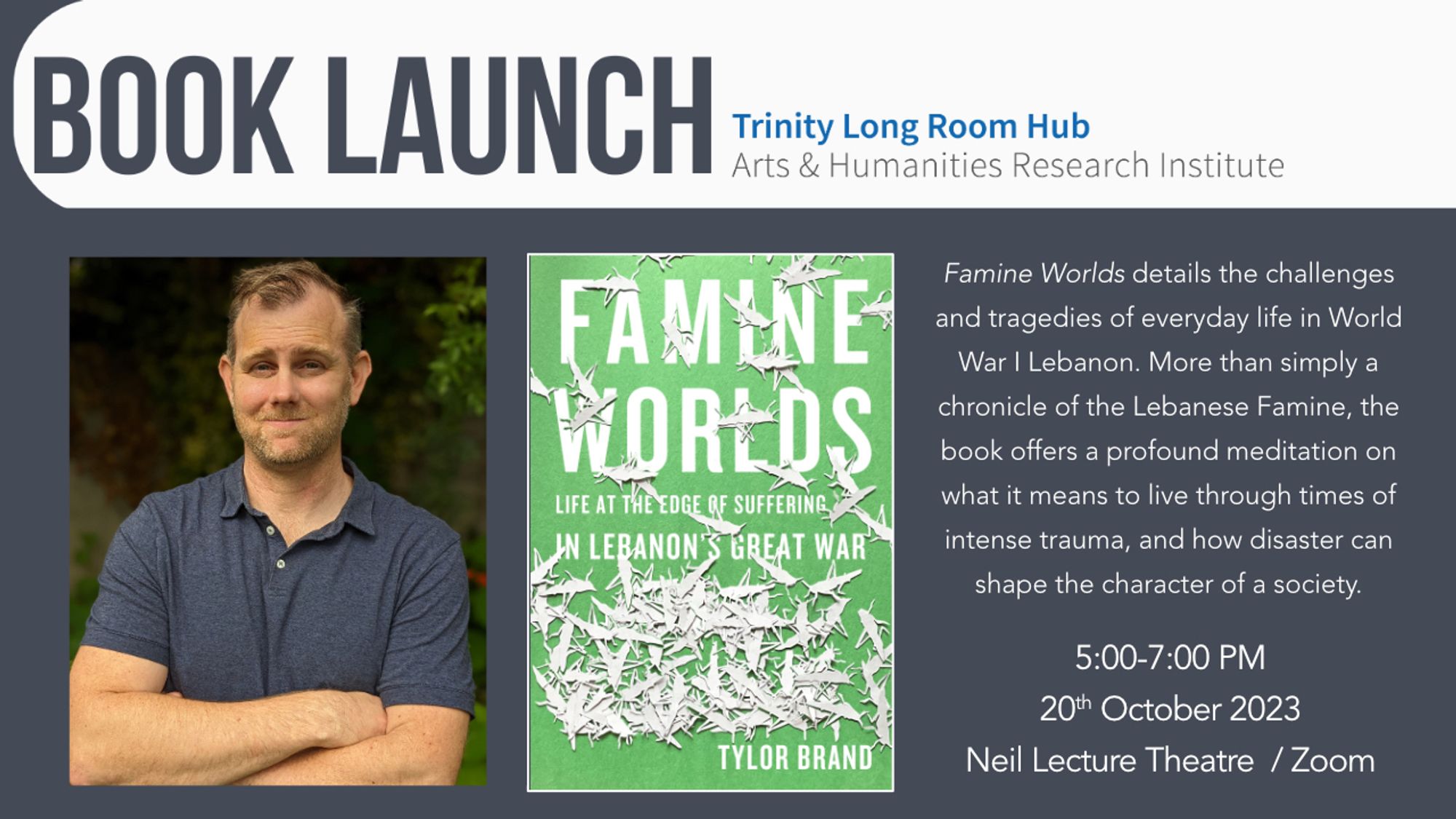 Famine Worlds details the challenges and tragedies of everyday life in World War I Lebanon. More than simply a chronicle of the Lebanese Famine, the book offers a profound meditation on what it means to live through times of intense trauma, and how disaster can shape the character of a society.