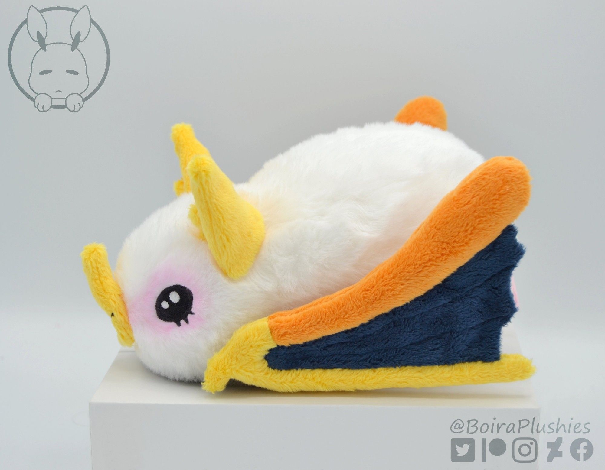 Handmade Honduran white bat plush