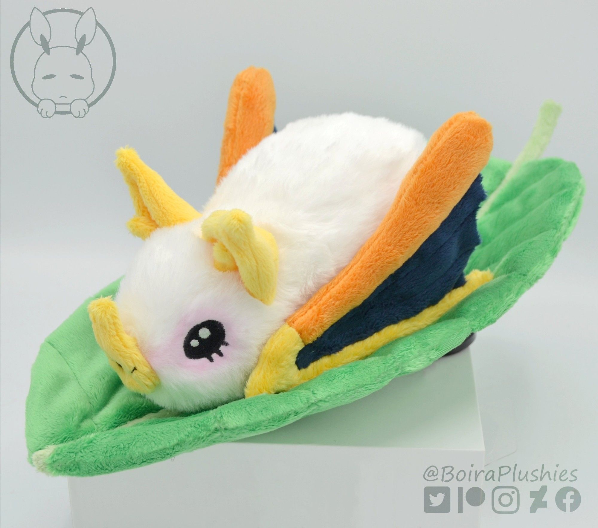 Handmade Honduran white bat plush