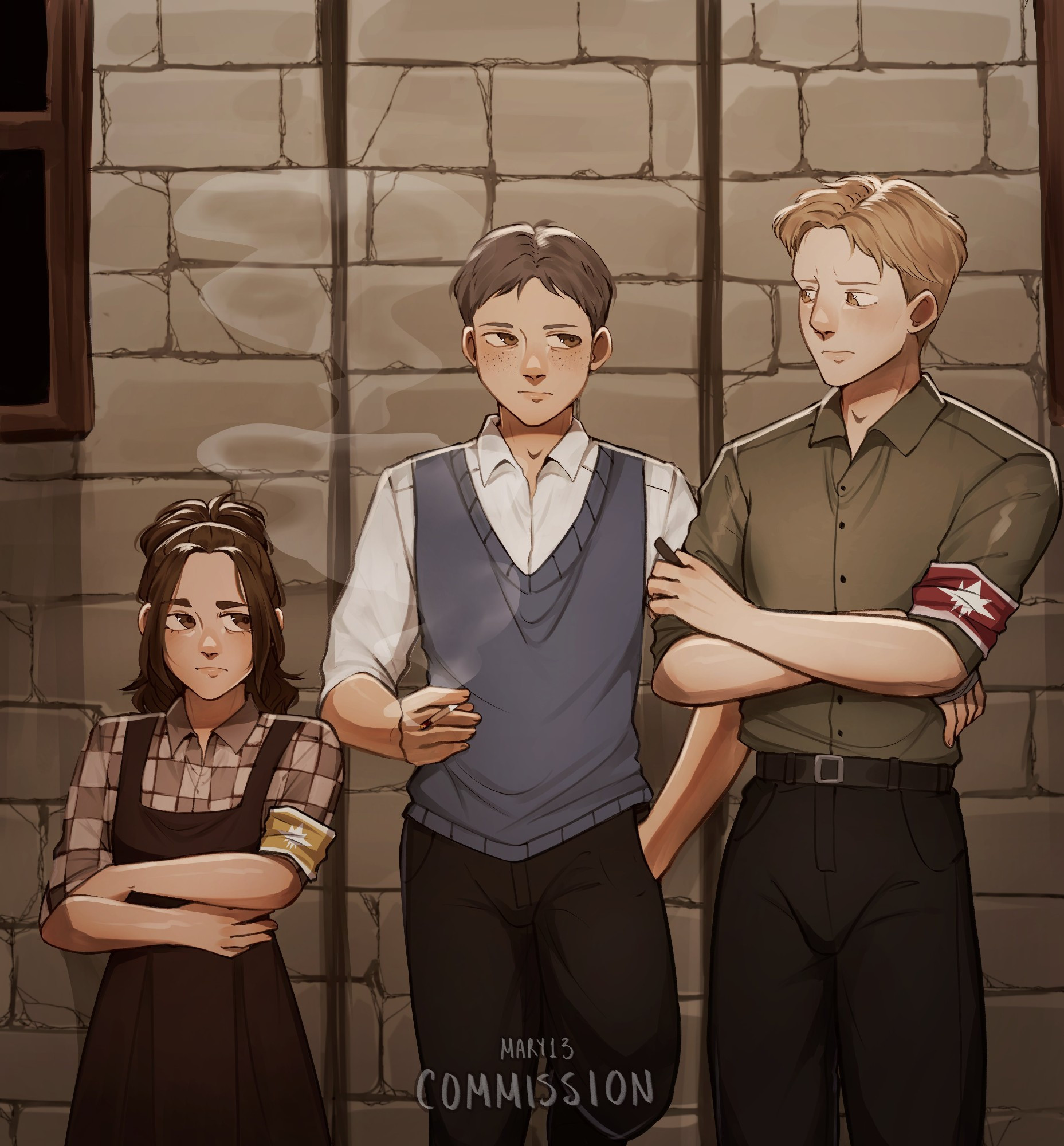 “Point is, if you’re doing this to try to sympathize with Gabi and me, you’re doing it for the wrong reason. Consider yourself one of the lucky ones. Getting to be a normal kid and adult is good enough.”- Ymir's Children Chapter 23 