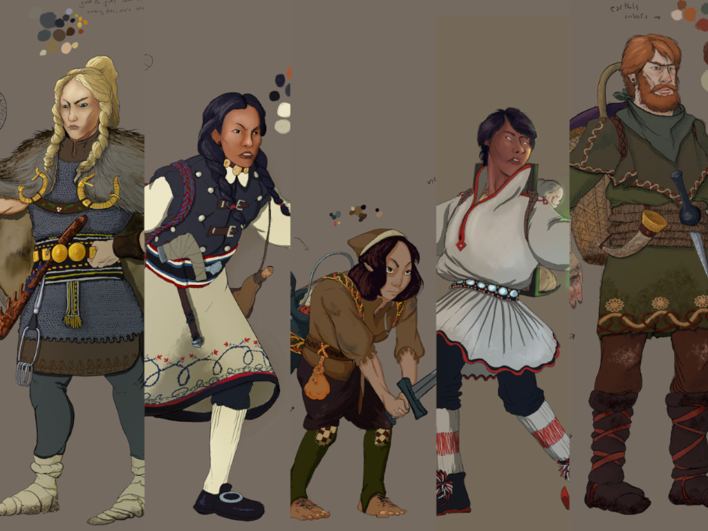 Snippet of Rimholm's cast of characters