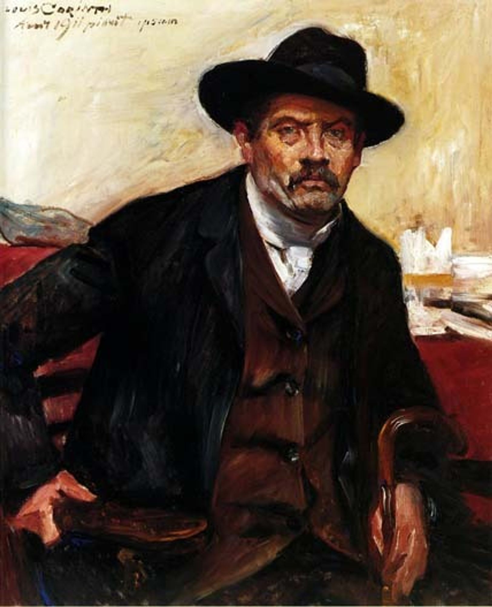 Self-Portrait in a Black Hat