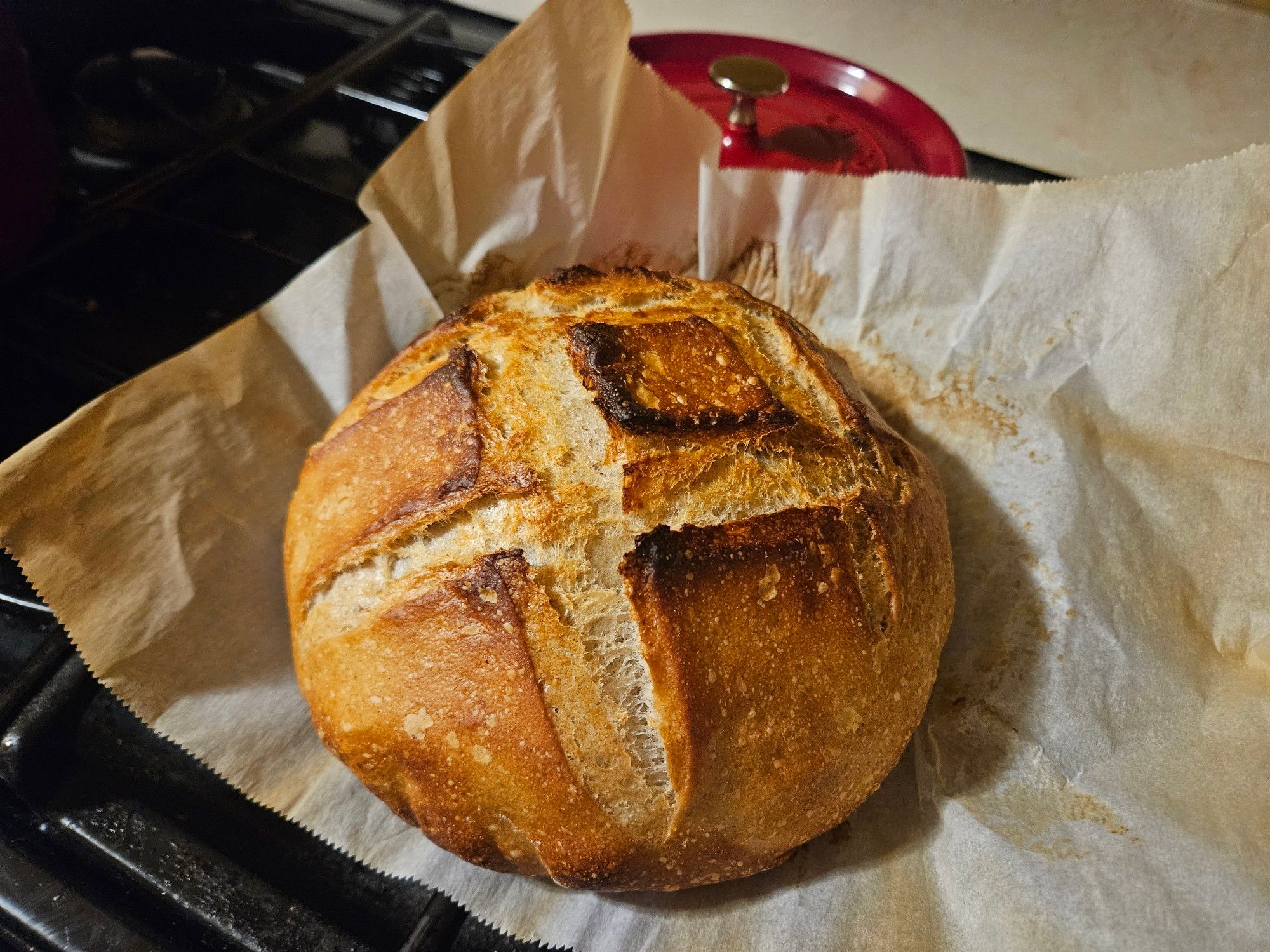 Sourdough loaf of bread