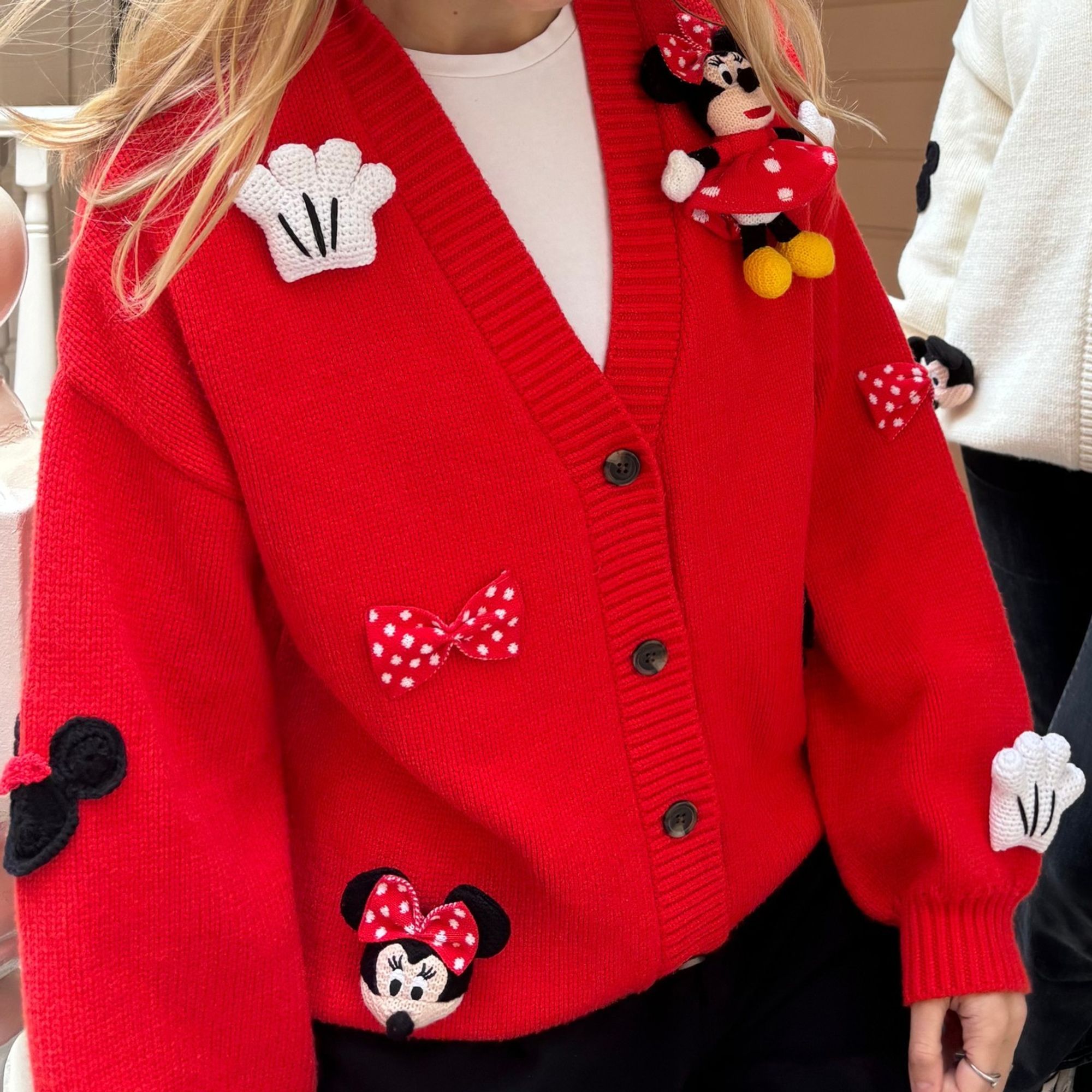 Cardigan rouge Minnie