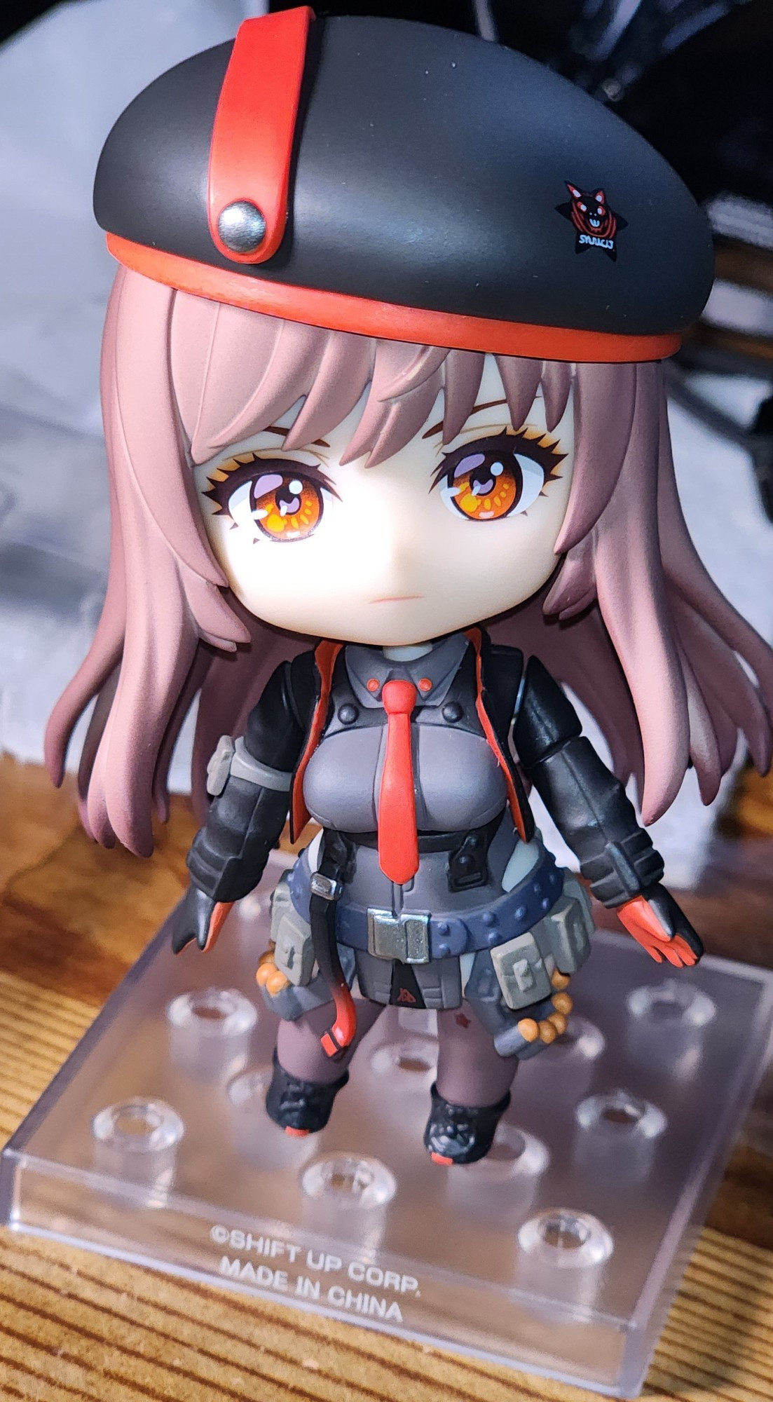 Nendoroid figure of the character Rapi from the game Nikke: Goddess of Victory.