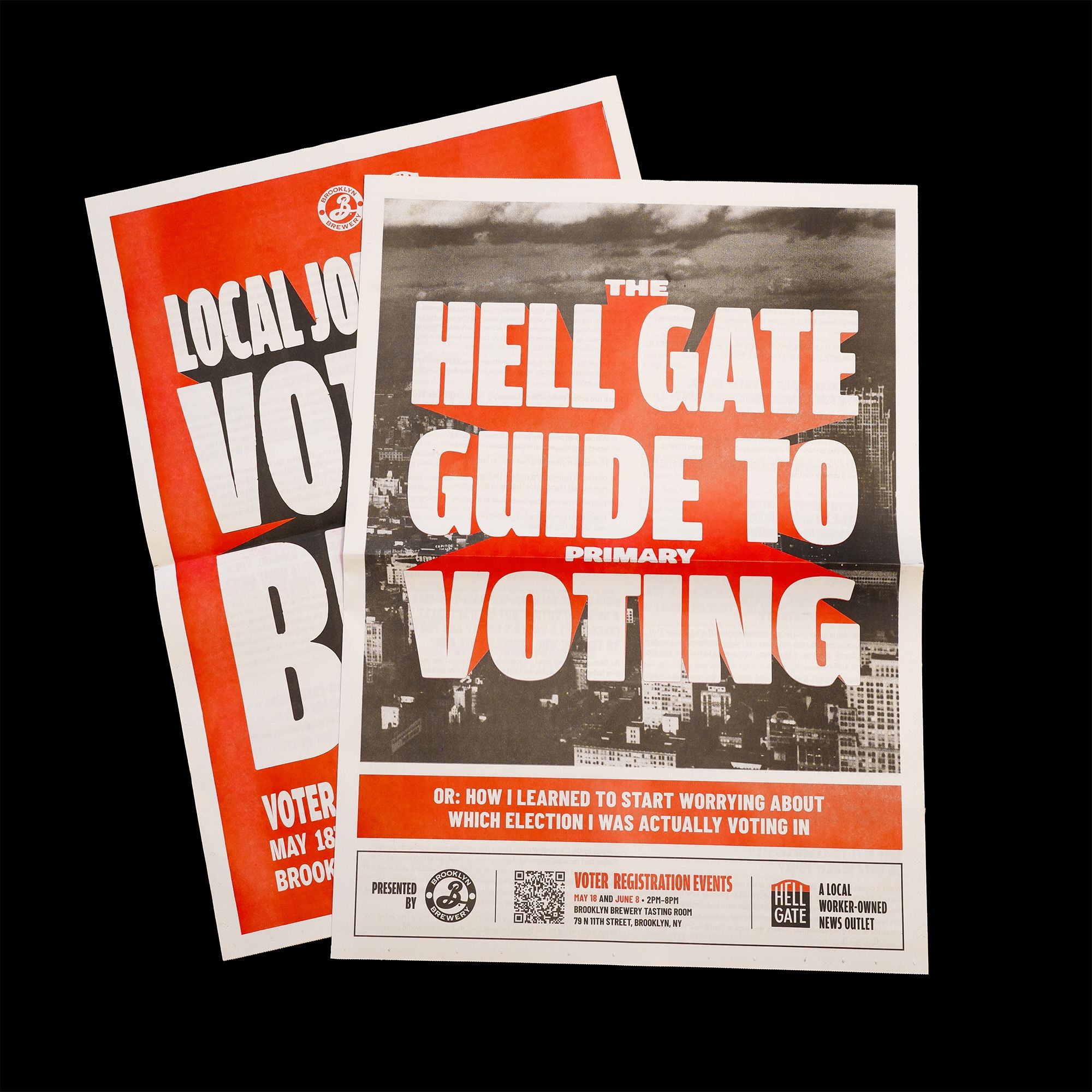 Newspaper reading "The Hell Gate Guide to Primary Voting"