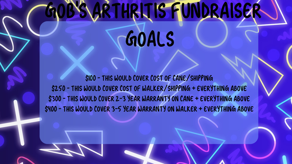 My Arthritis Fundraiser Goals