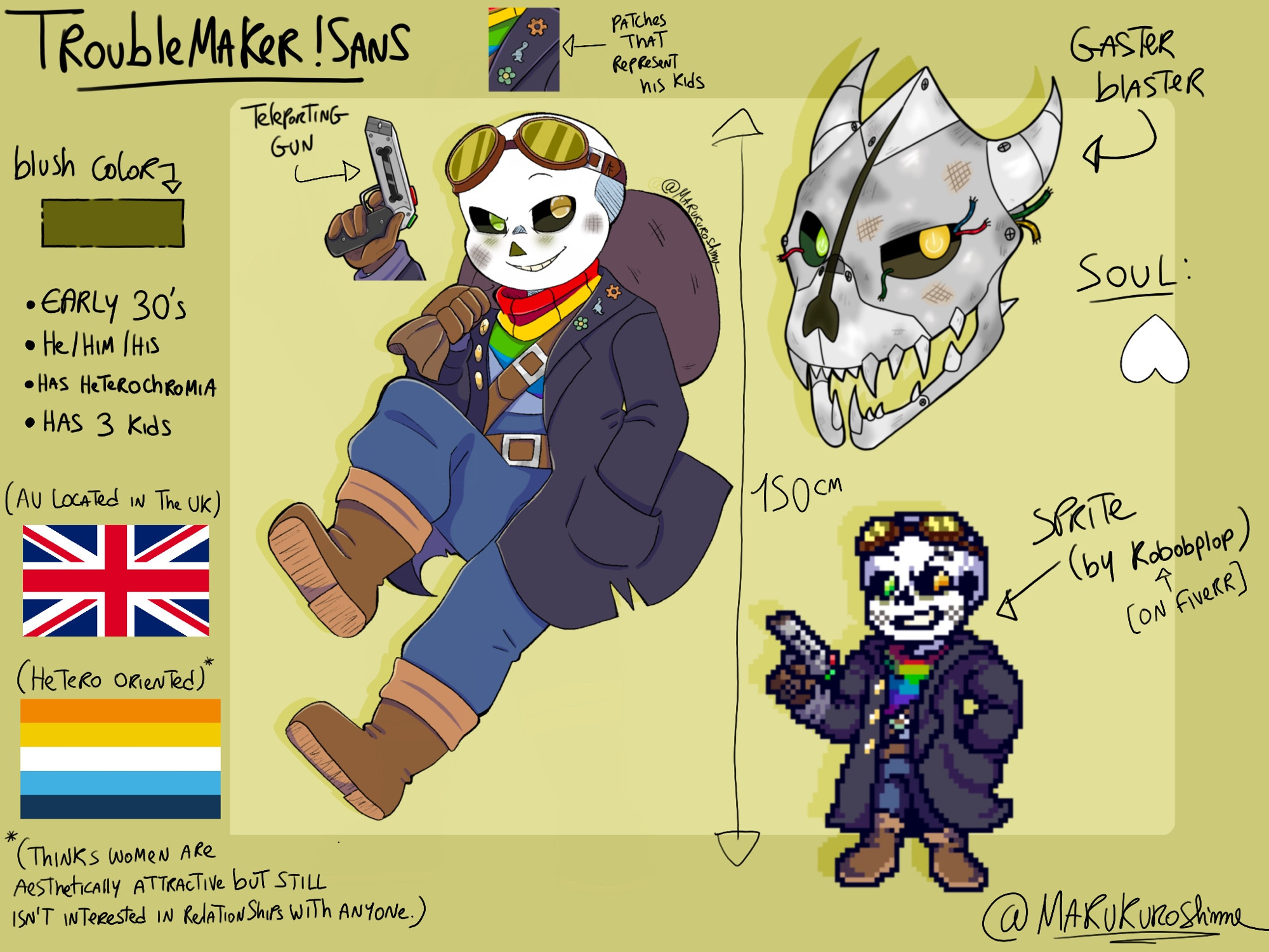 Troublemaker!Sans belongs to me !