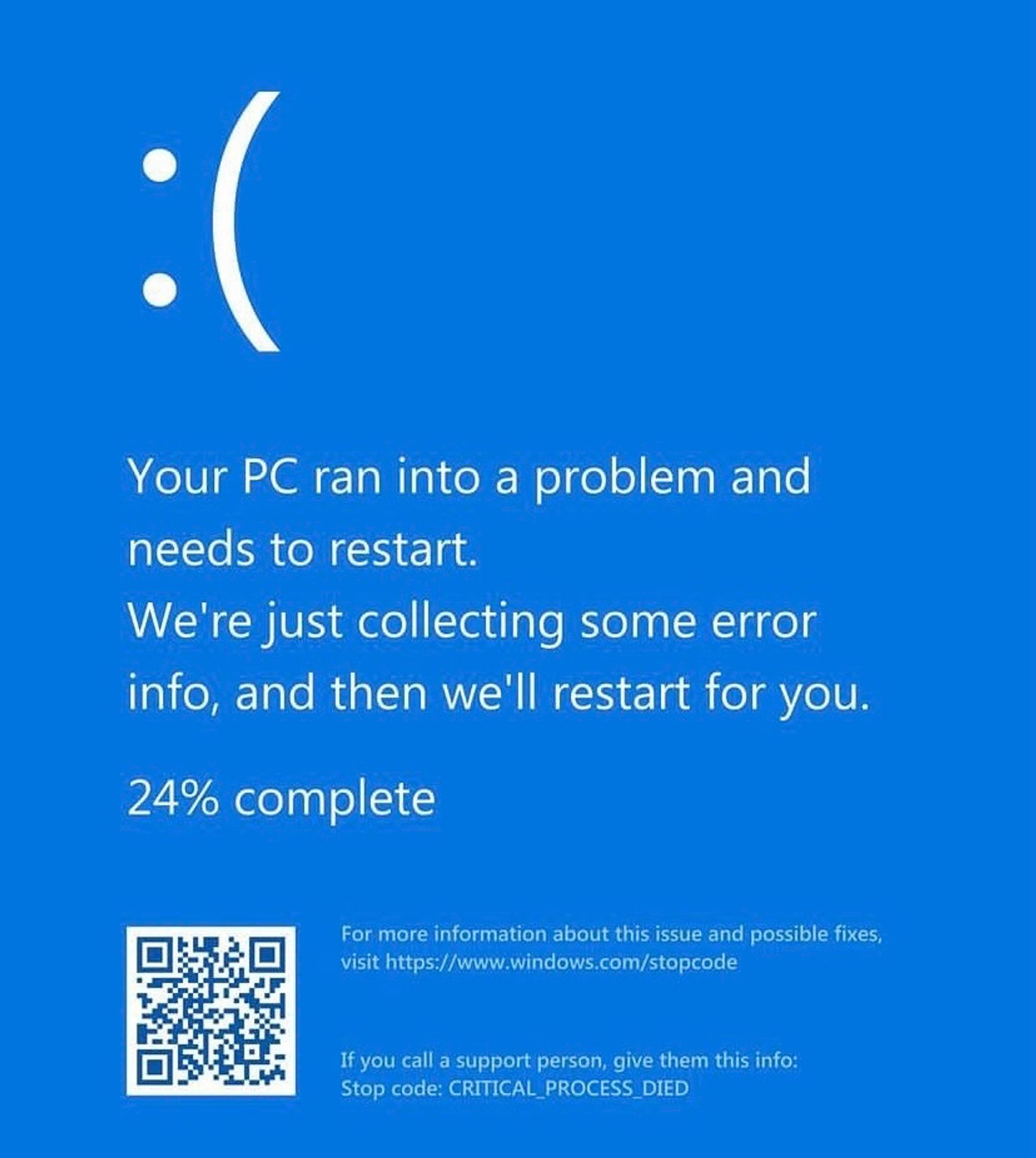 Windows 10 blue screen