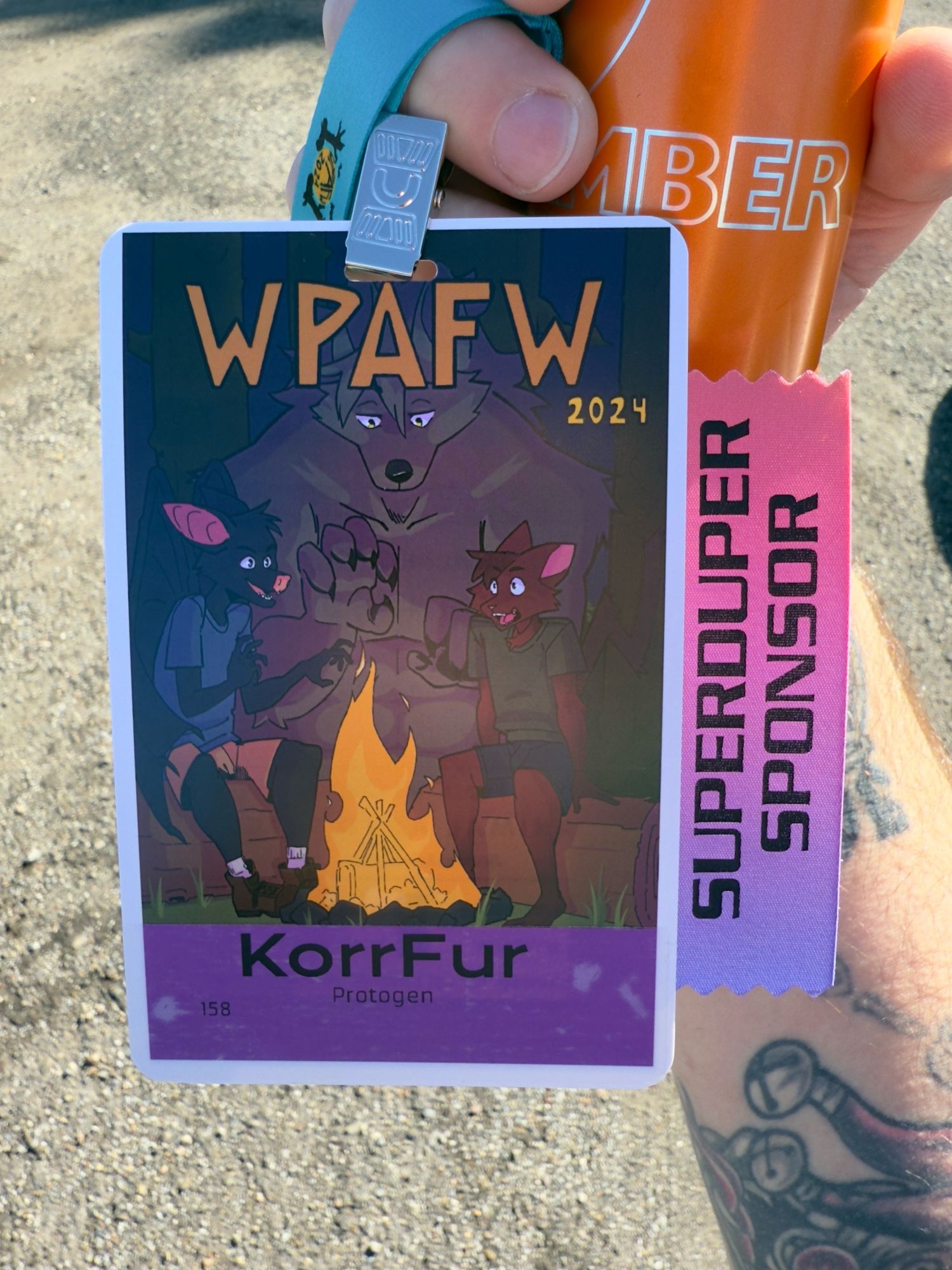 WPAFW super sponsor badge