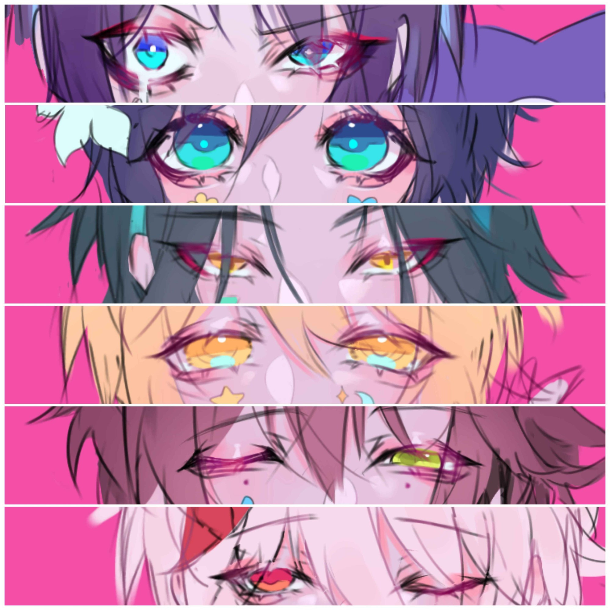 Genshin anemo boys eyes