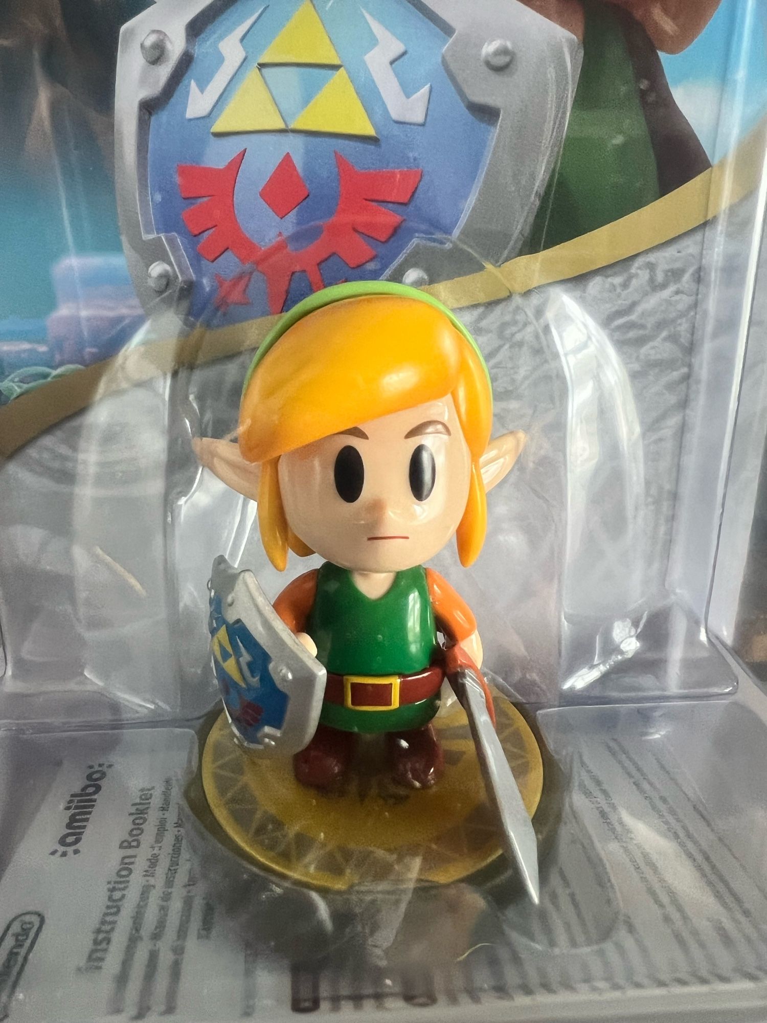 Amiibo Link from Link’s Awakening.  This game was my first Legend of Zelda game when it was released in 1994 on the original Game Boy.